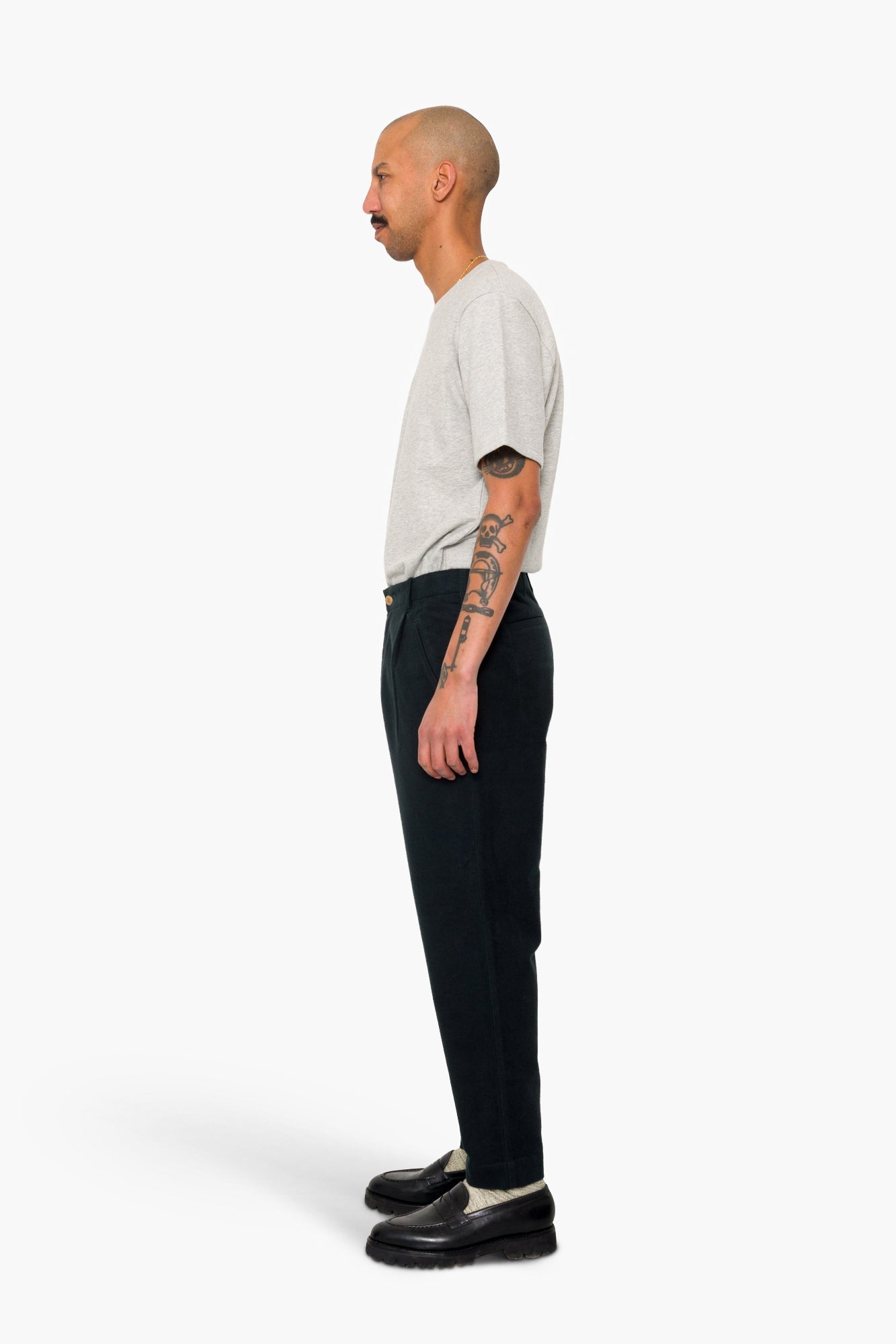 Assembly Pant - Deep Green Moleskin