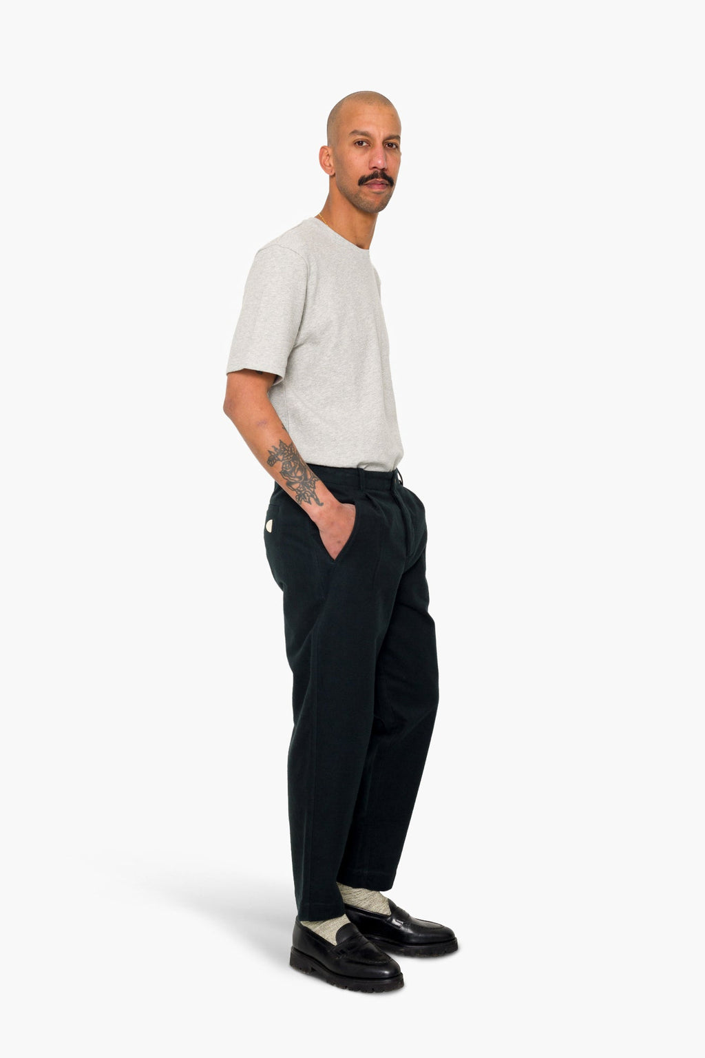 Assembly Pant - Deep Green Moleskin