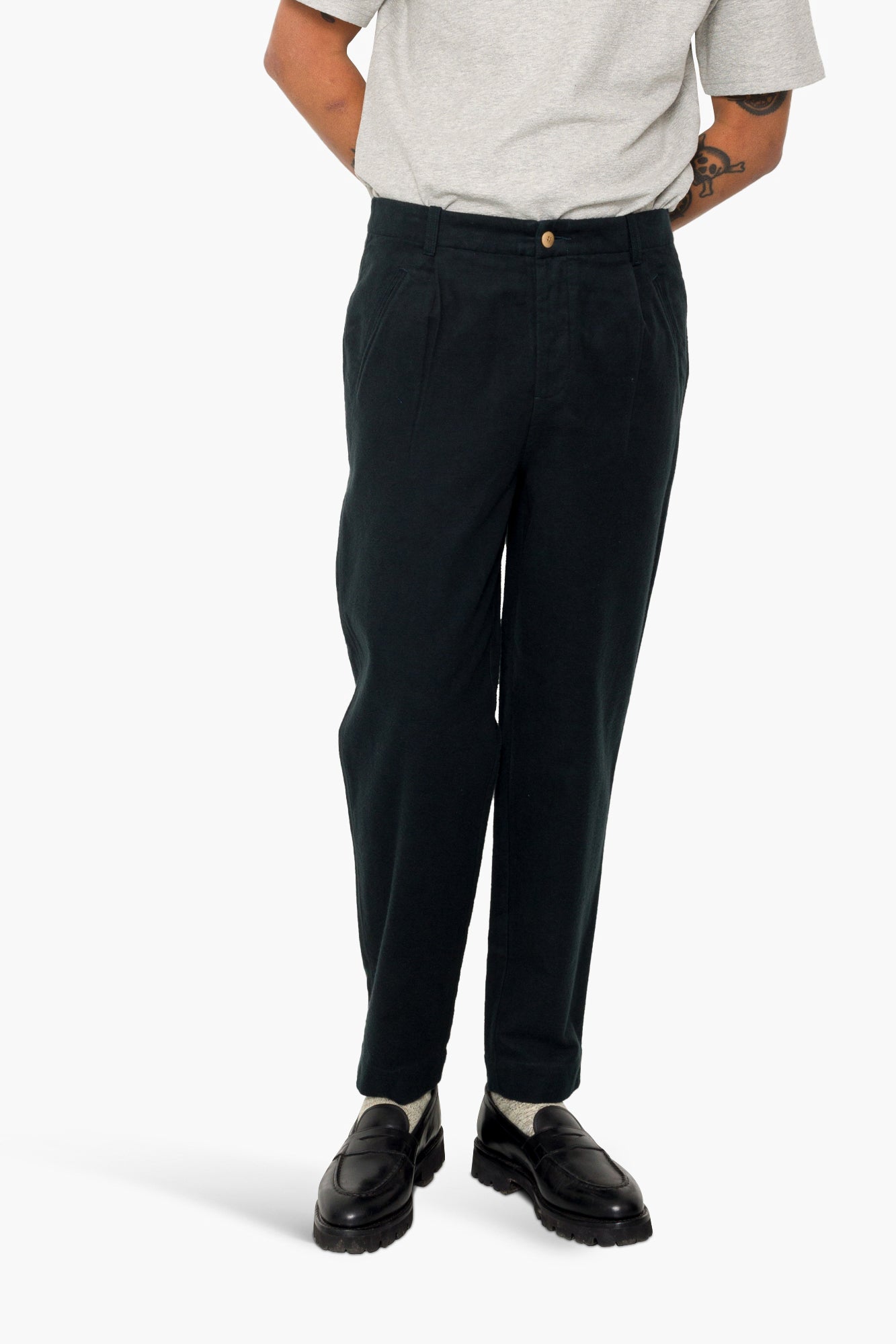 Assembly Pant - Deep Green Moleskin