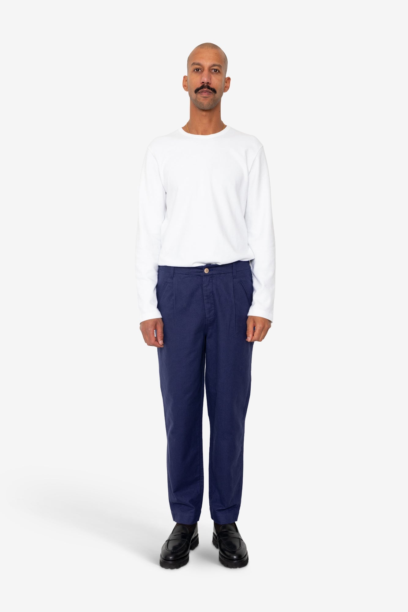 Assembly Pant - Mid Blue Moleskin