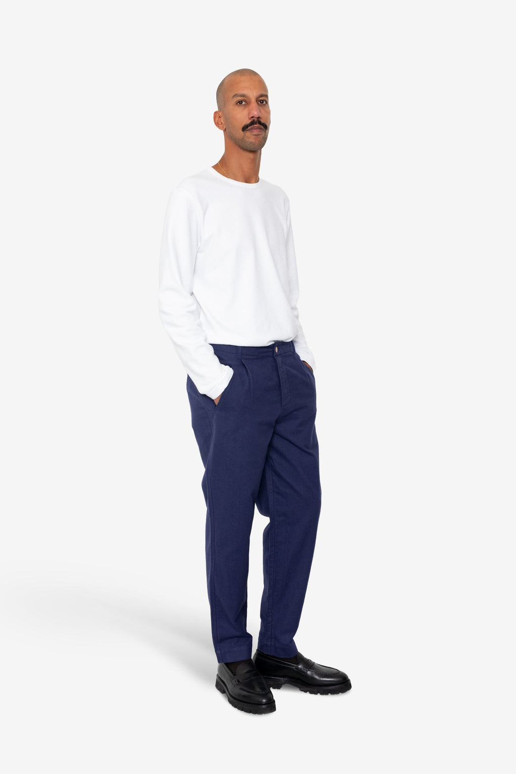 Assembly Pant - Mid Blue Moleskin