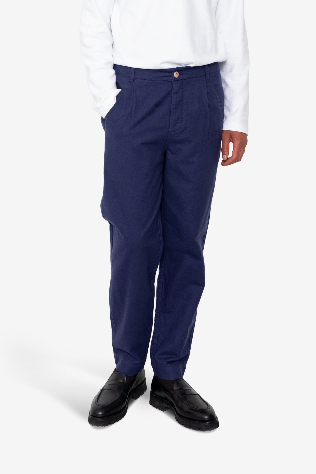 Assembly Pant - Mid Blue Moleskin