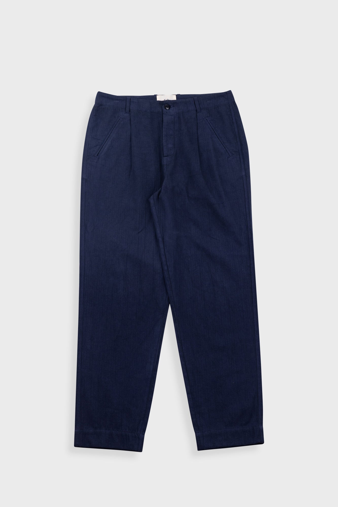 Assembly Pant - Navy Herringbone