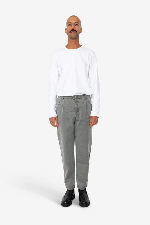 Assembly Pant - Olive Slub