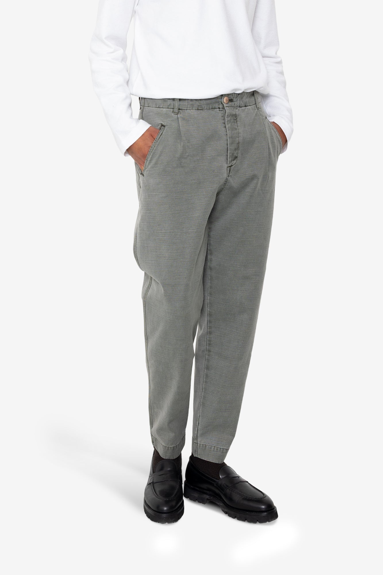 Assembly Pant - Olive Slub