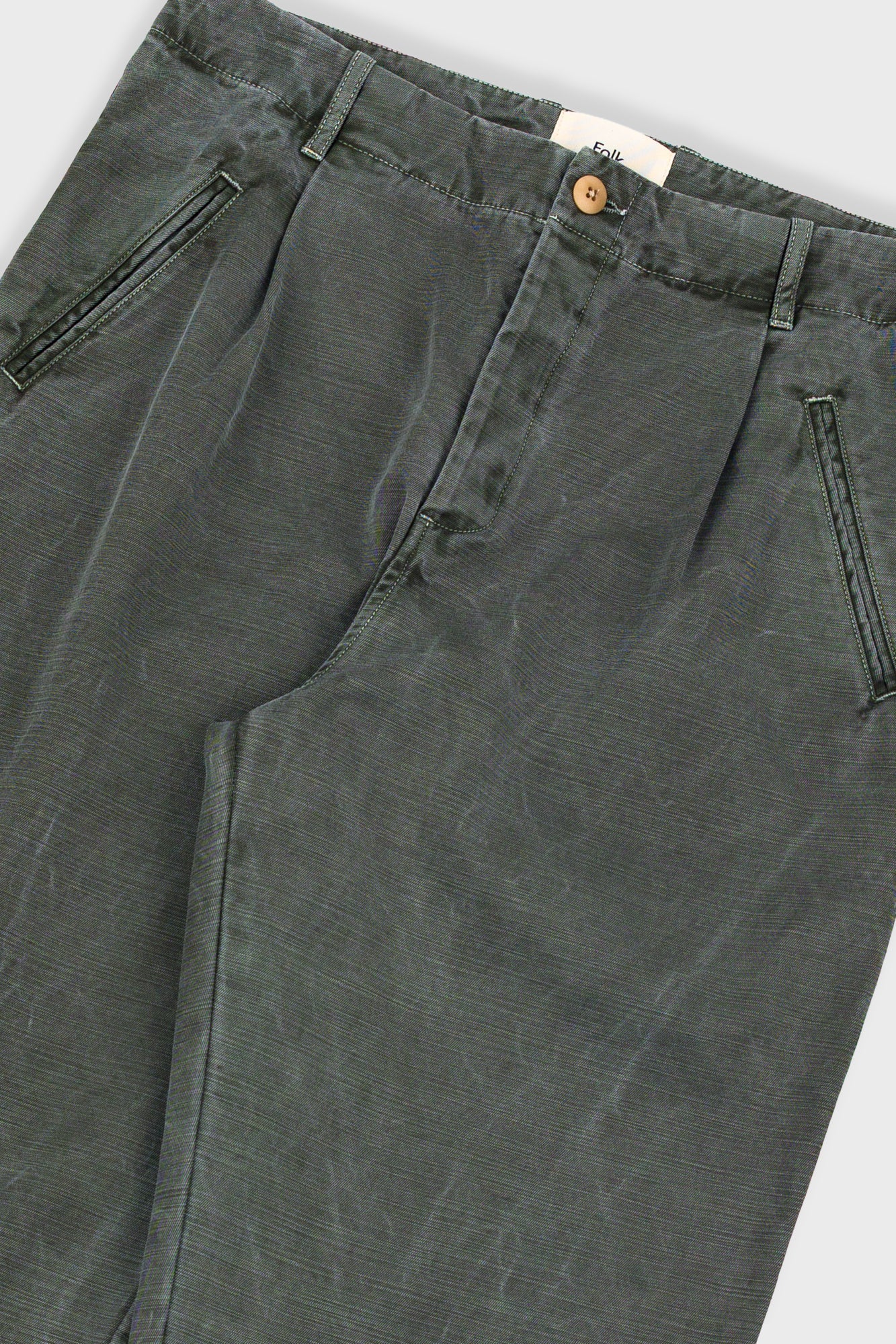 Assembly Pant - Olive Slub
