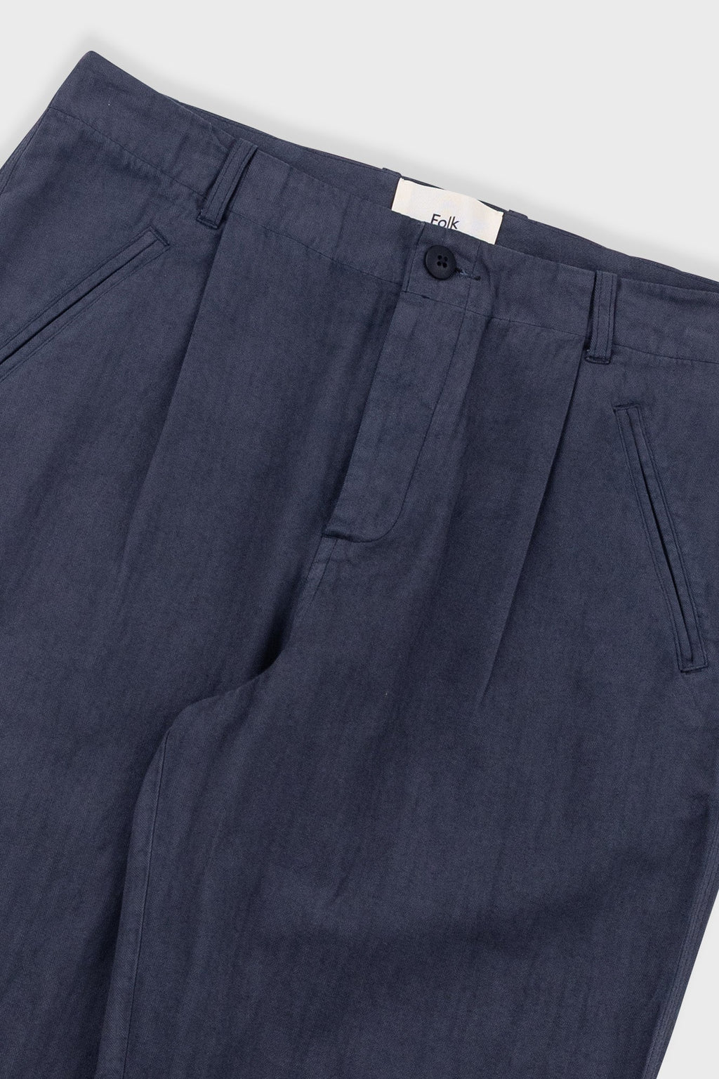 Assembly Pant - Slate Blue Herringbone