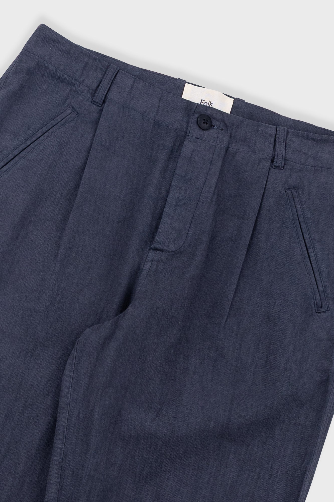 Assembly Pant - Slate Blue Herringbone