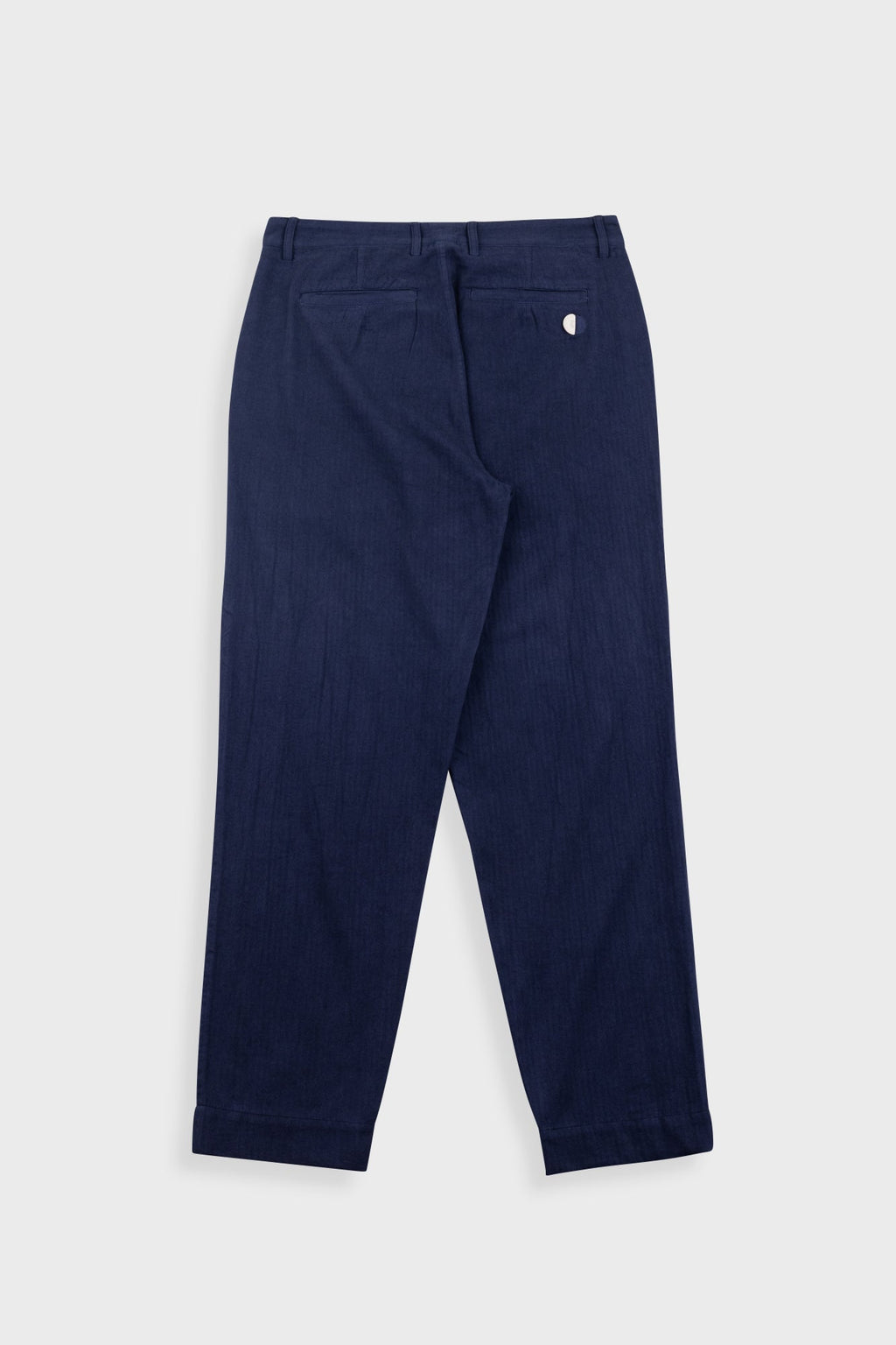 Assembly Suit Trouser - Navy Herringbone