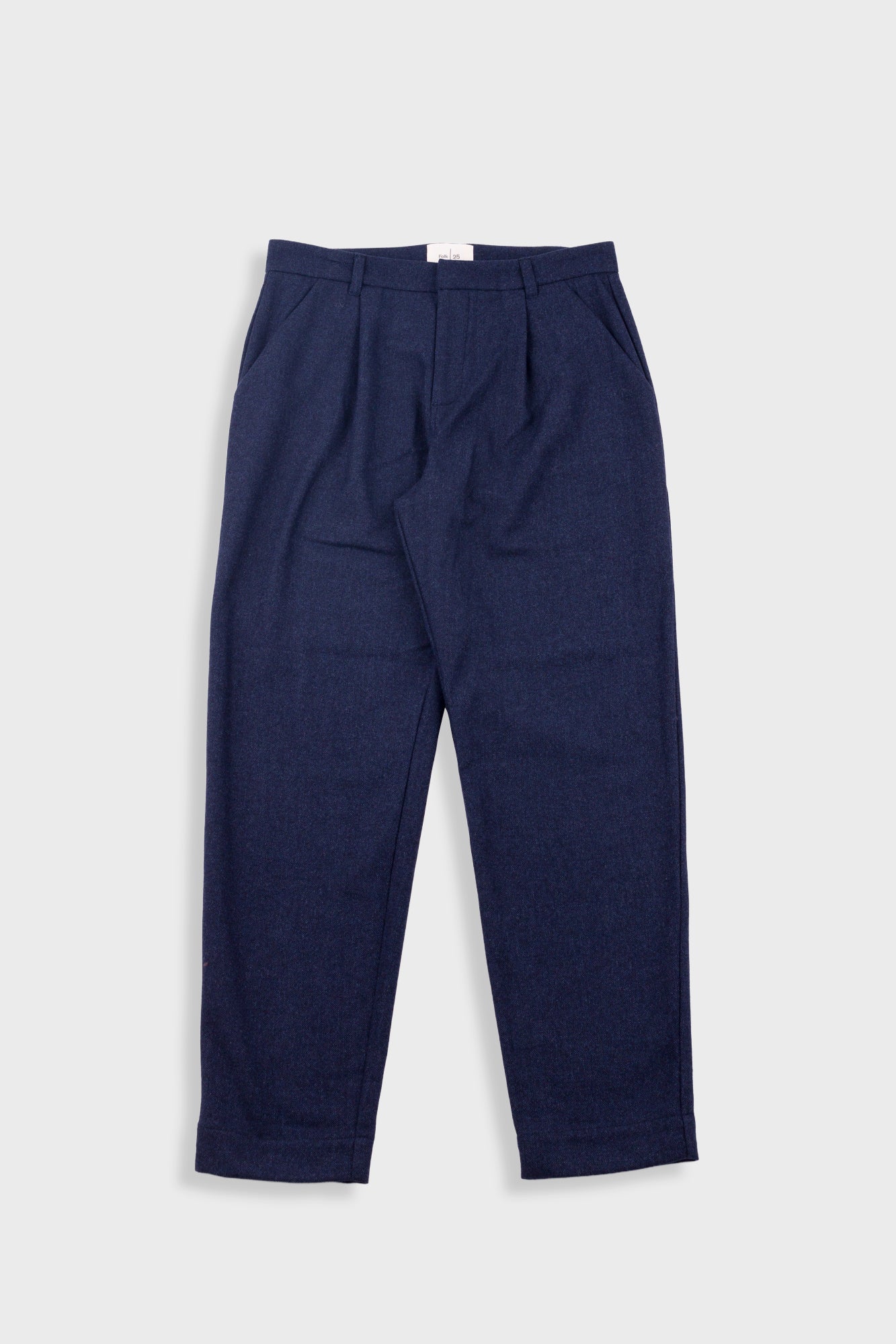 Assembly Suit Trouser - Navy Melange Wool