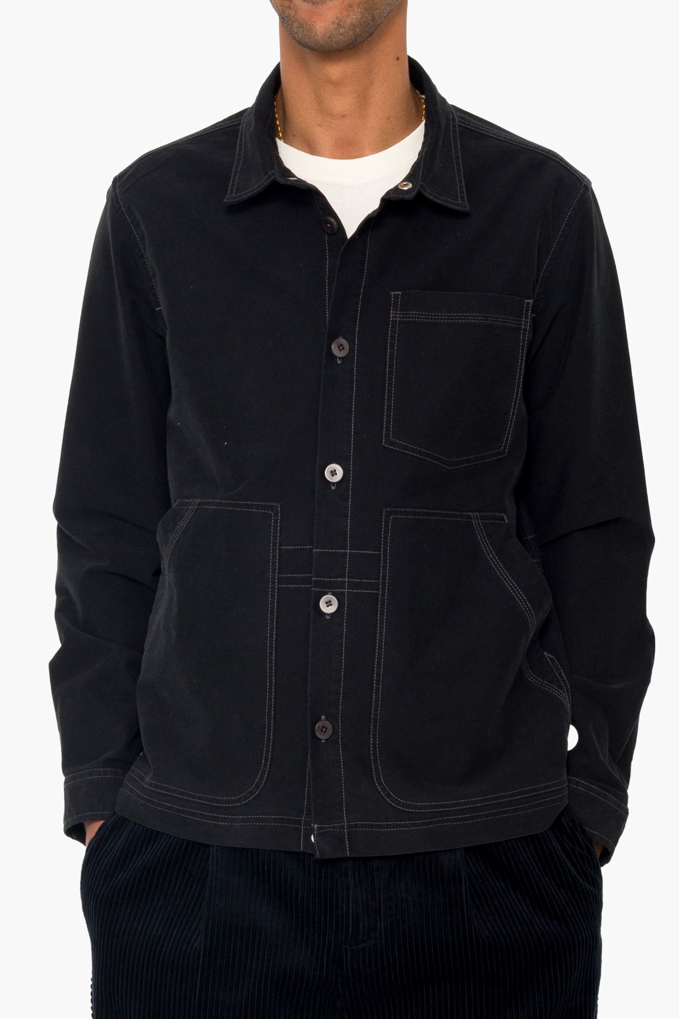 Assembly Utility Jacket - Black Brushed
