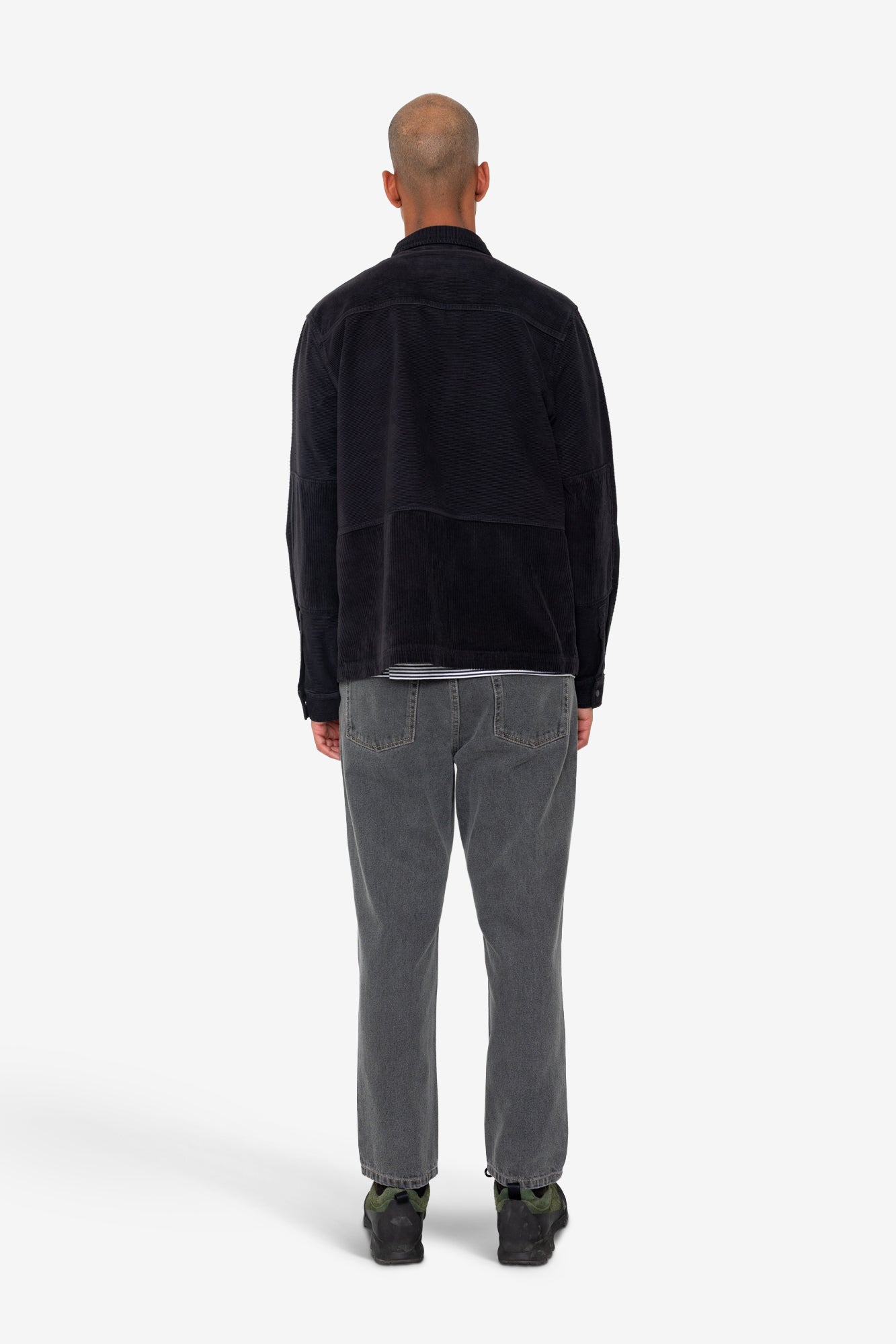 Assembly Worker Jacket - Soft Black Cord Mix