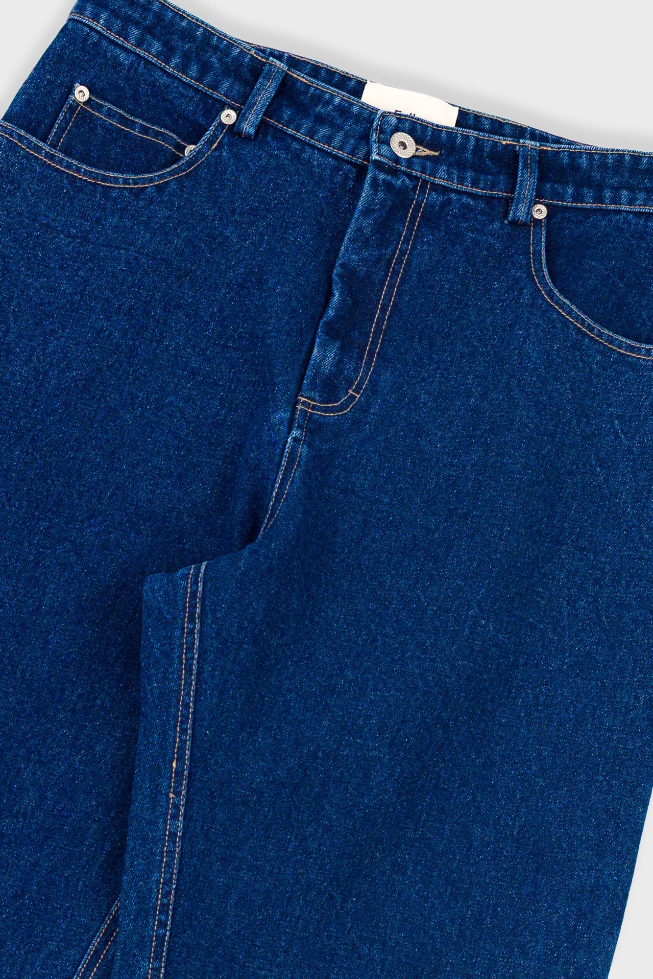 Barrel Leg Trouser - Deep Denim