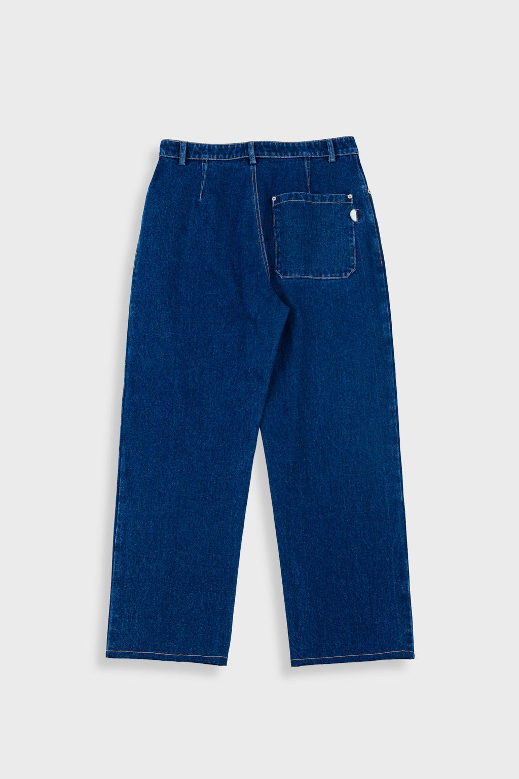 Barrel Leg Trouser - Deep Denim