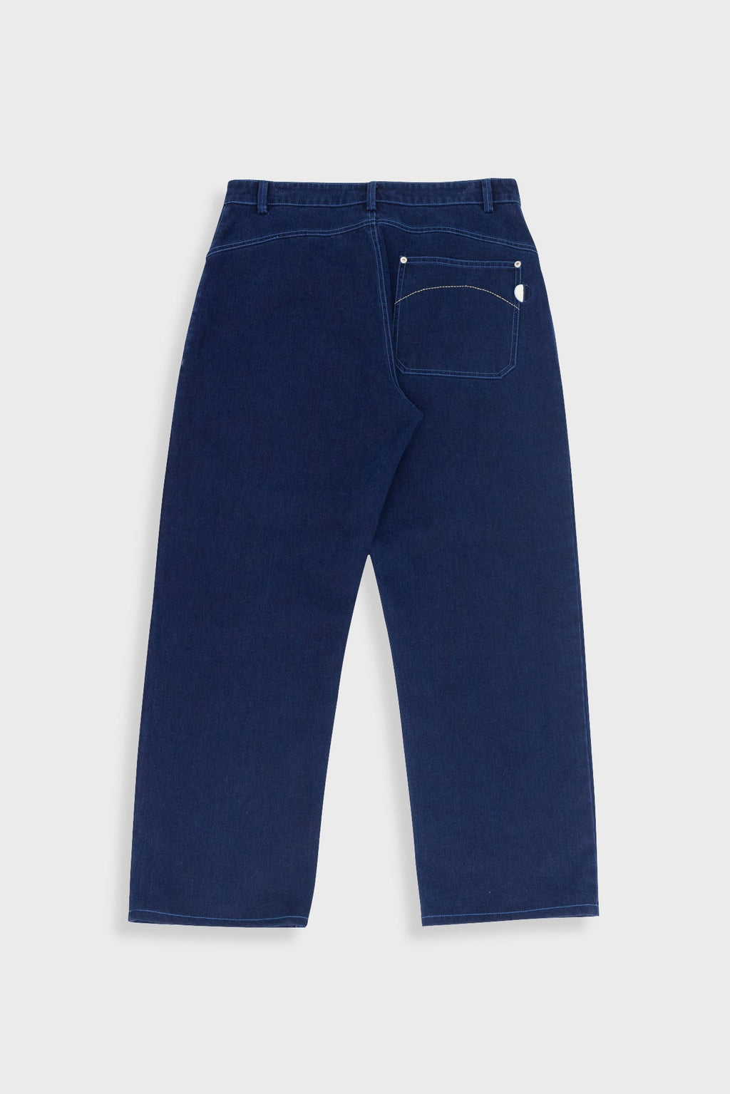 Barrel Leg Pant - Deep Indigo Slub