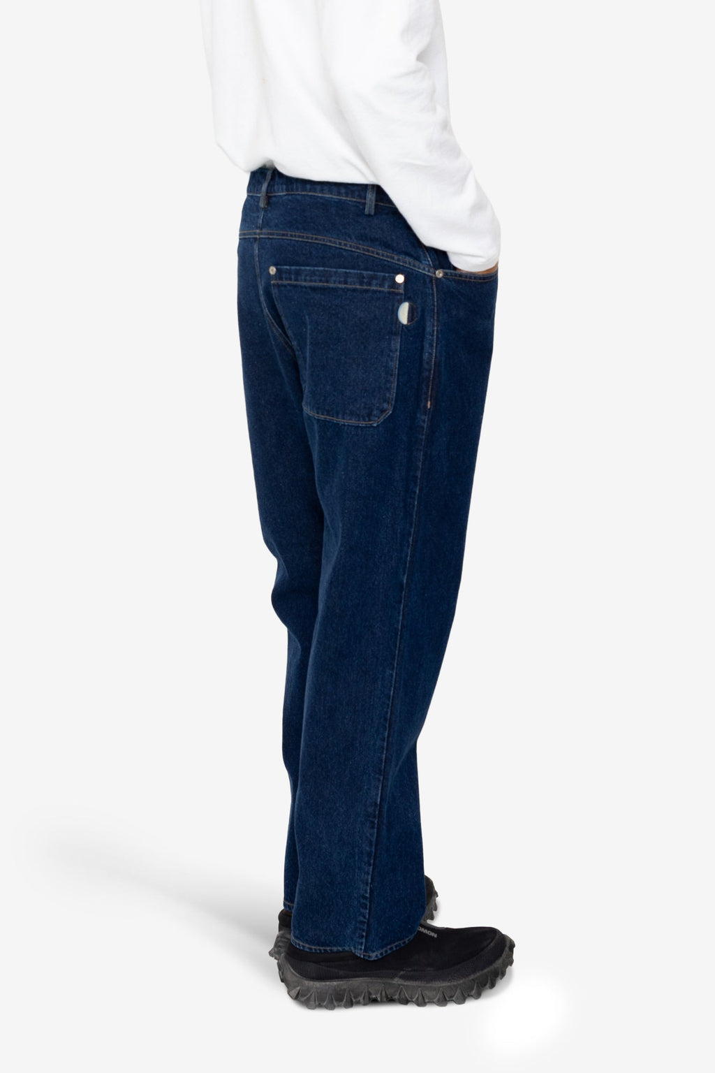 Barrel Leg Trouser - Deep Denim