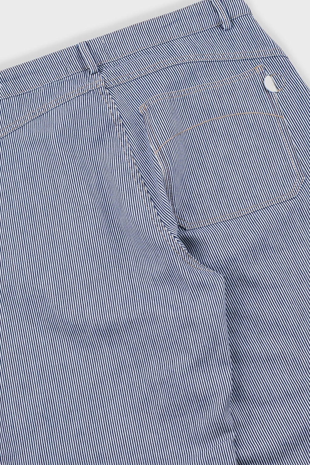 Barrel Leg Jean - Indigo Ticking Stripe