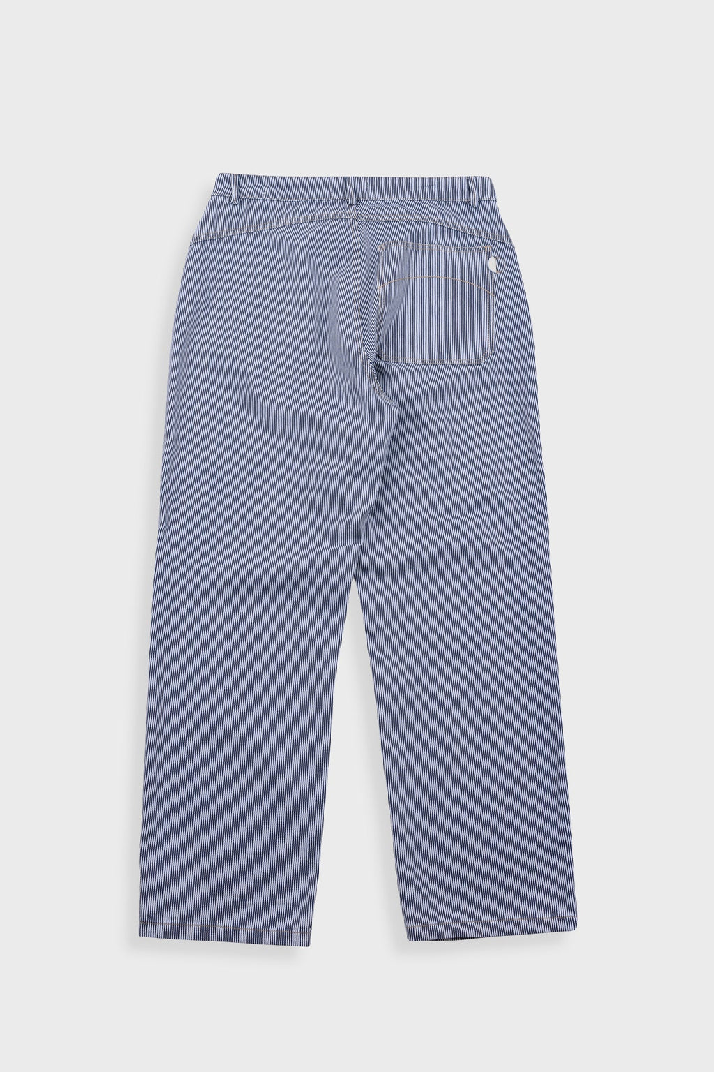 Barrel Leg Jean - Indigo Ticking Stripe