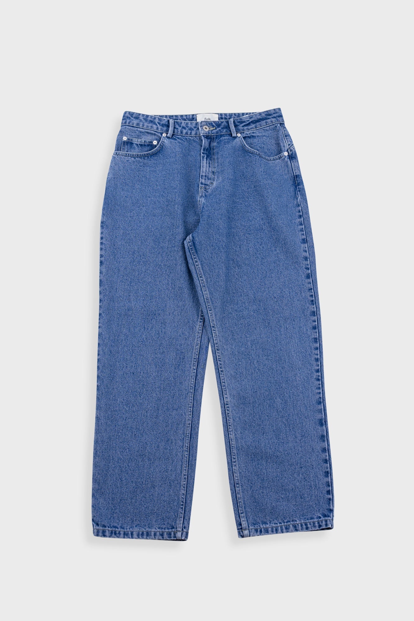 Barrel Leg Jean - Light Wash Denim