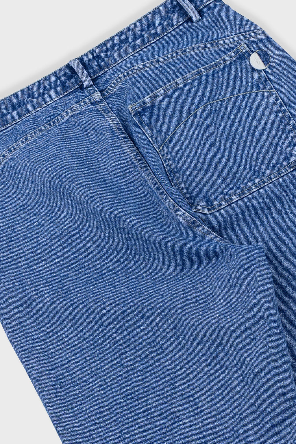 Barrel Leg Jean - Light Wash Denim