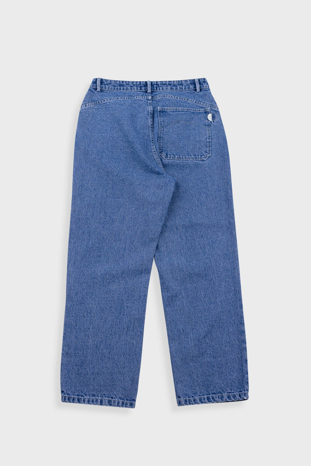 Barrel Leg Jean - Light Wash Denim