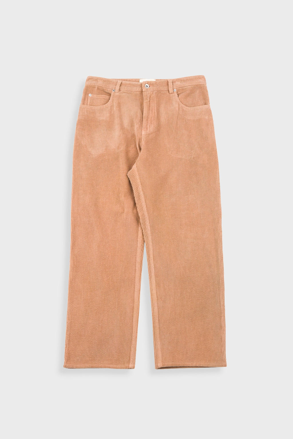 Barrel Leg Trouser - Mink Chunky Cord