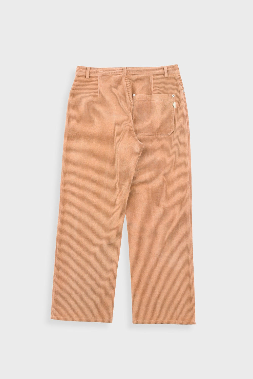 Barrel Leg Trouser - Mink Chunky Cord