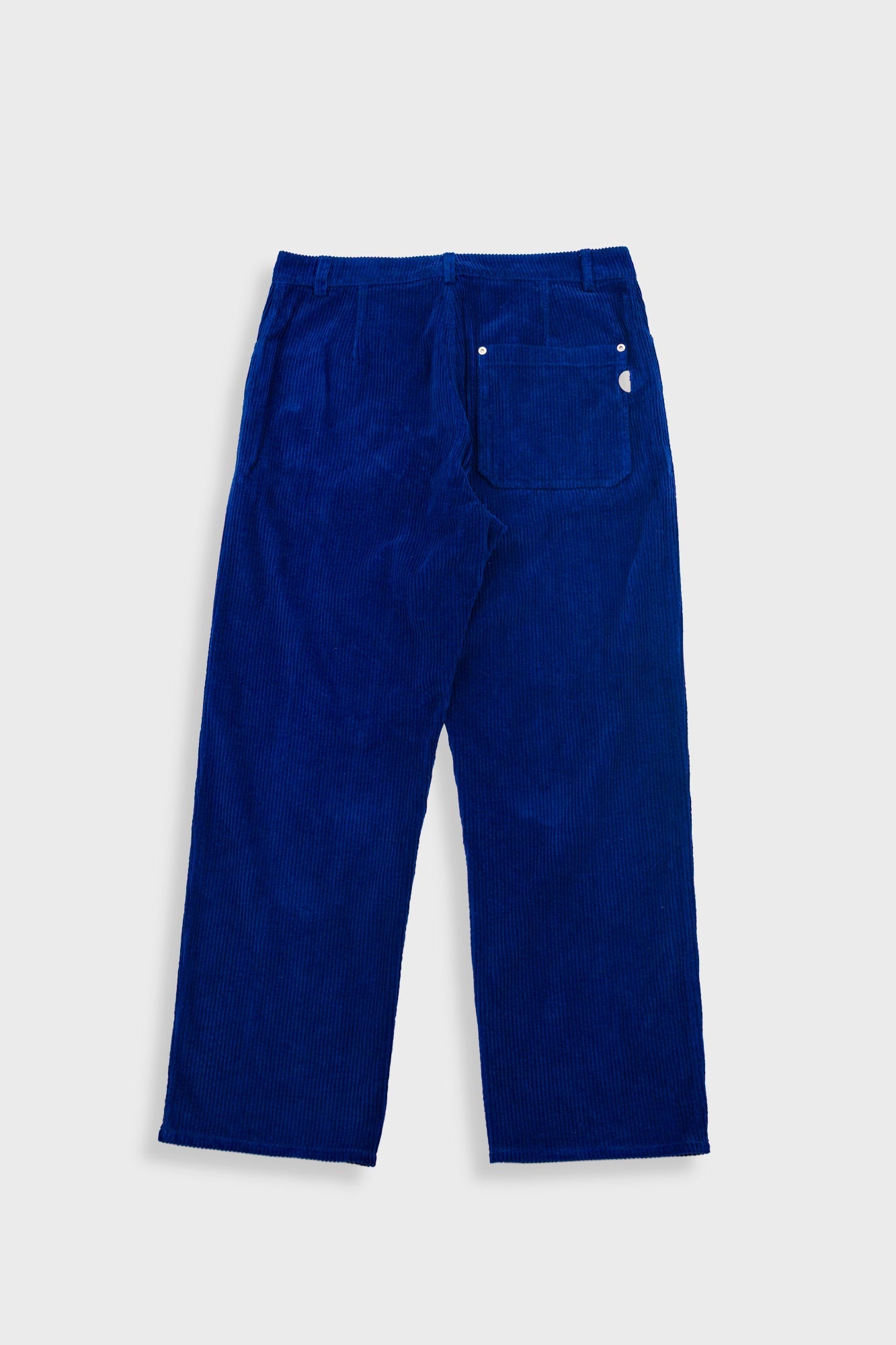 Barrel Leg Trouser - Rich Navy Chunky Cord