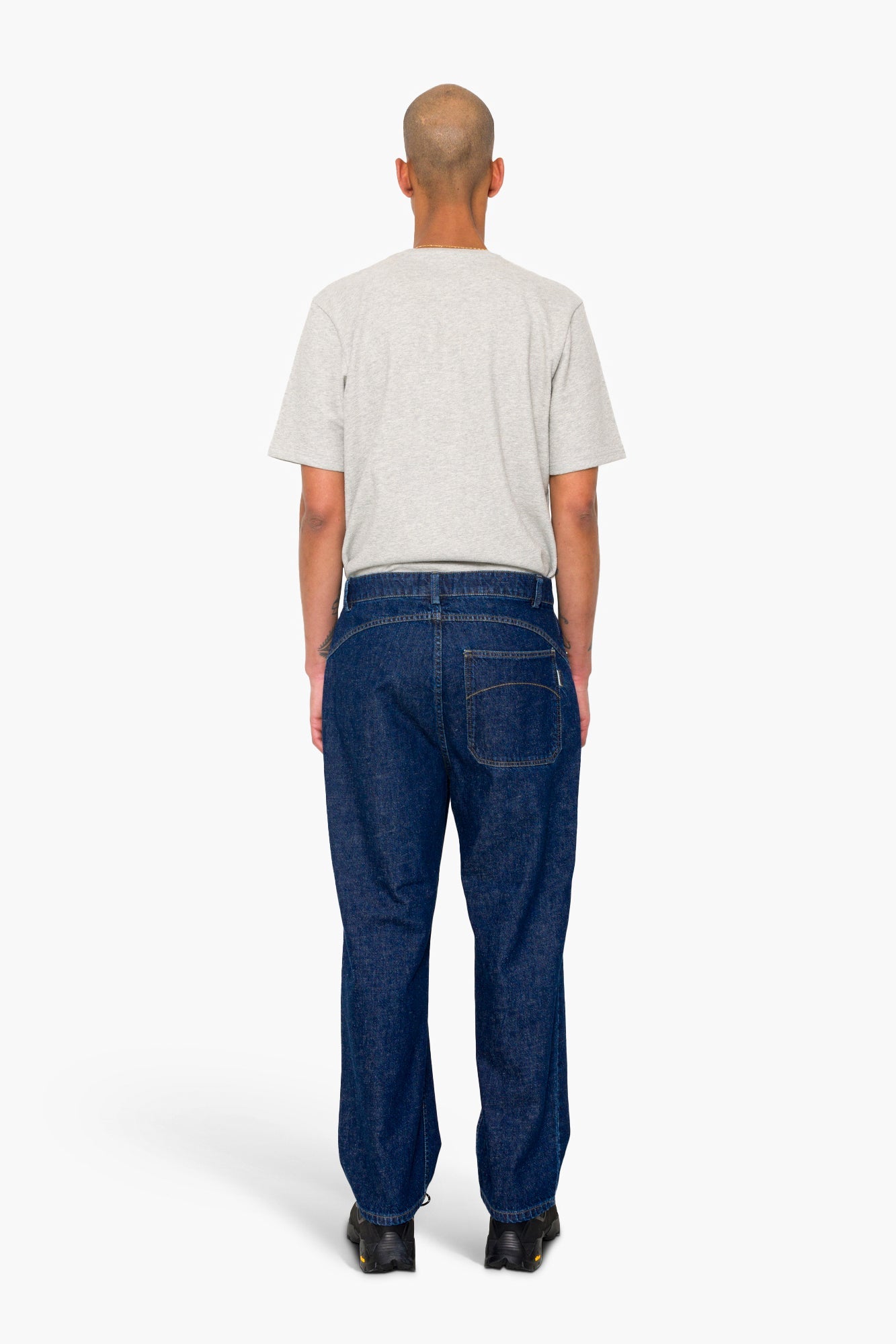 Barrel Leg Trouser - Slub Denim