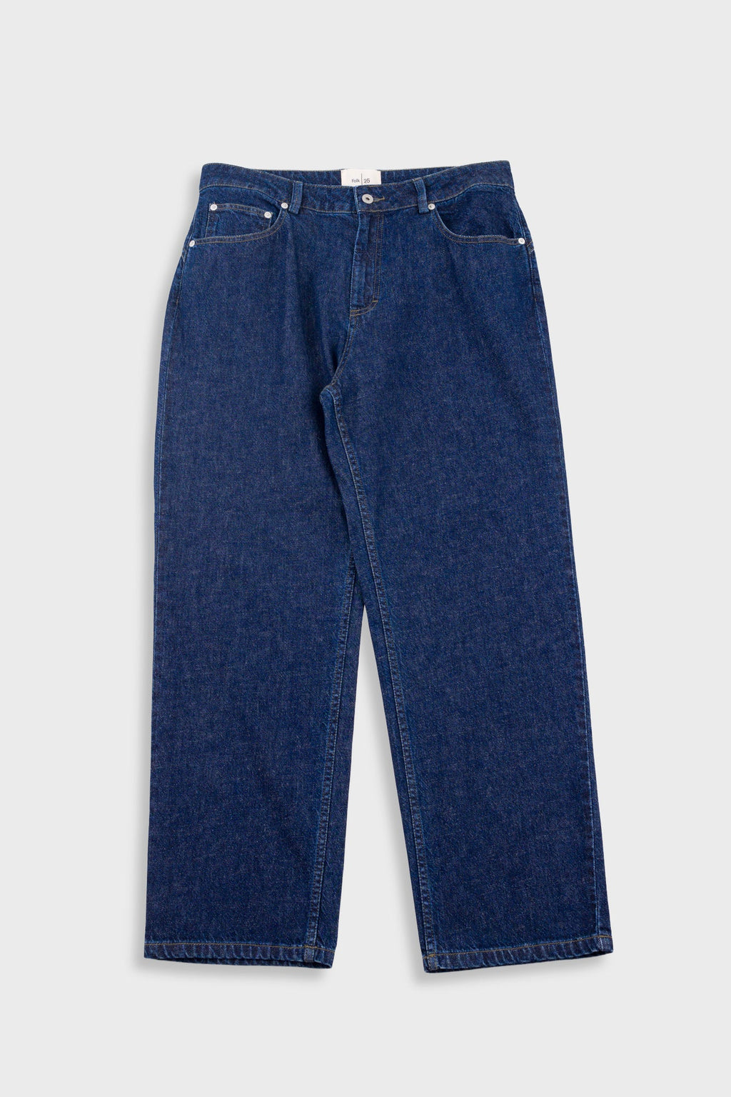 Barrel Leg Trouser - Slub Denim