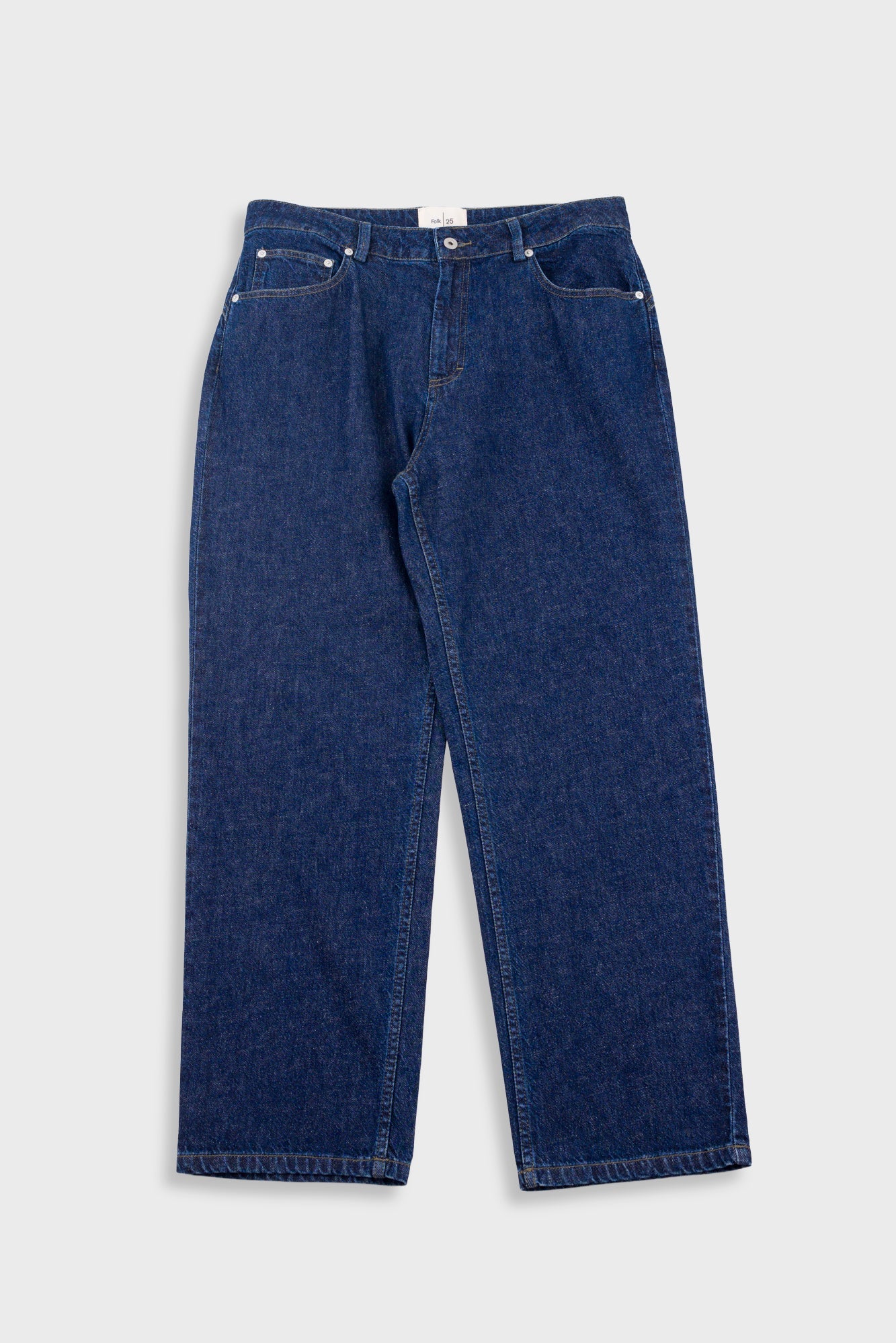 Barrel Leg Trouser - Slub Denim