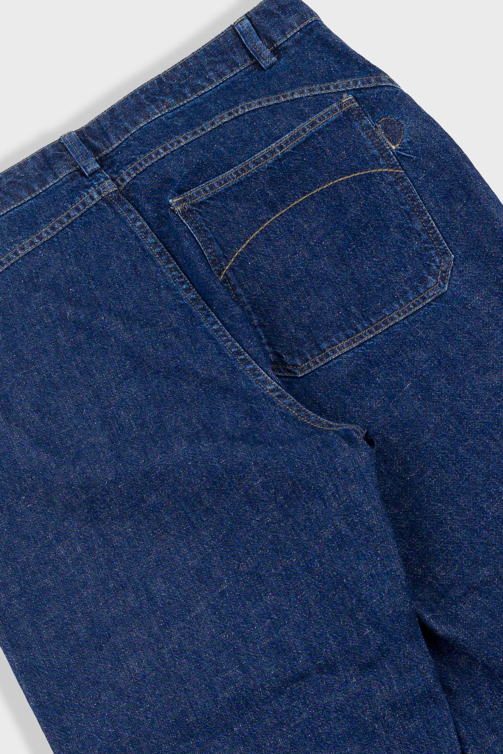 Barrel Leg Trouser - Slub Denim