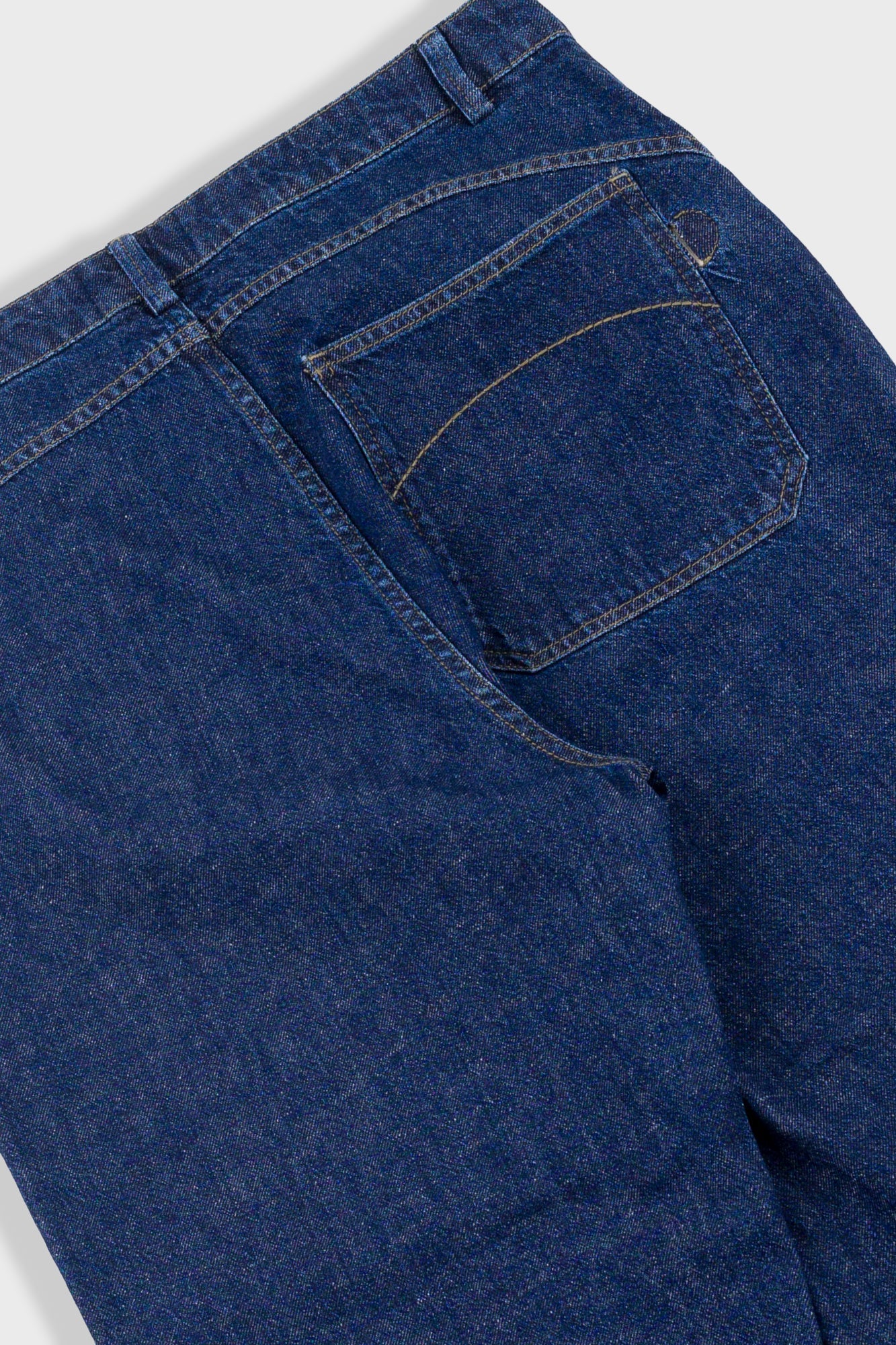 Barrel Leg Trouser - Slub Denim