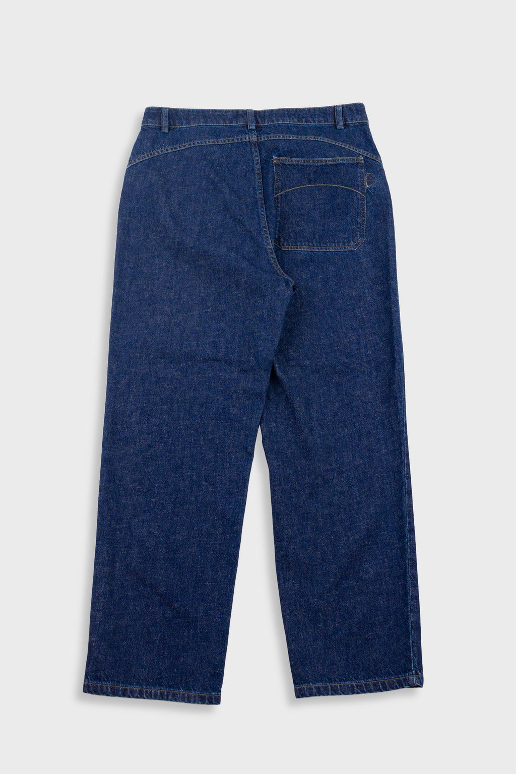 Barrel Leg Trouser - Slub Denim