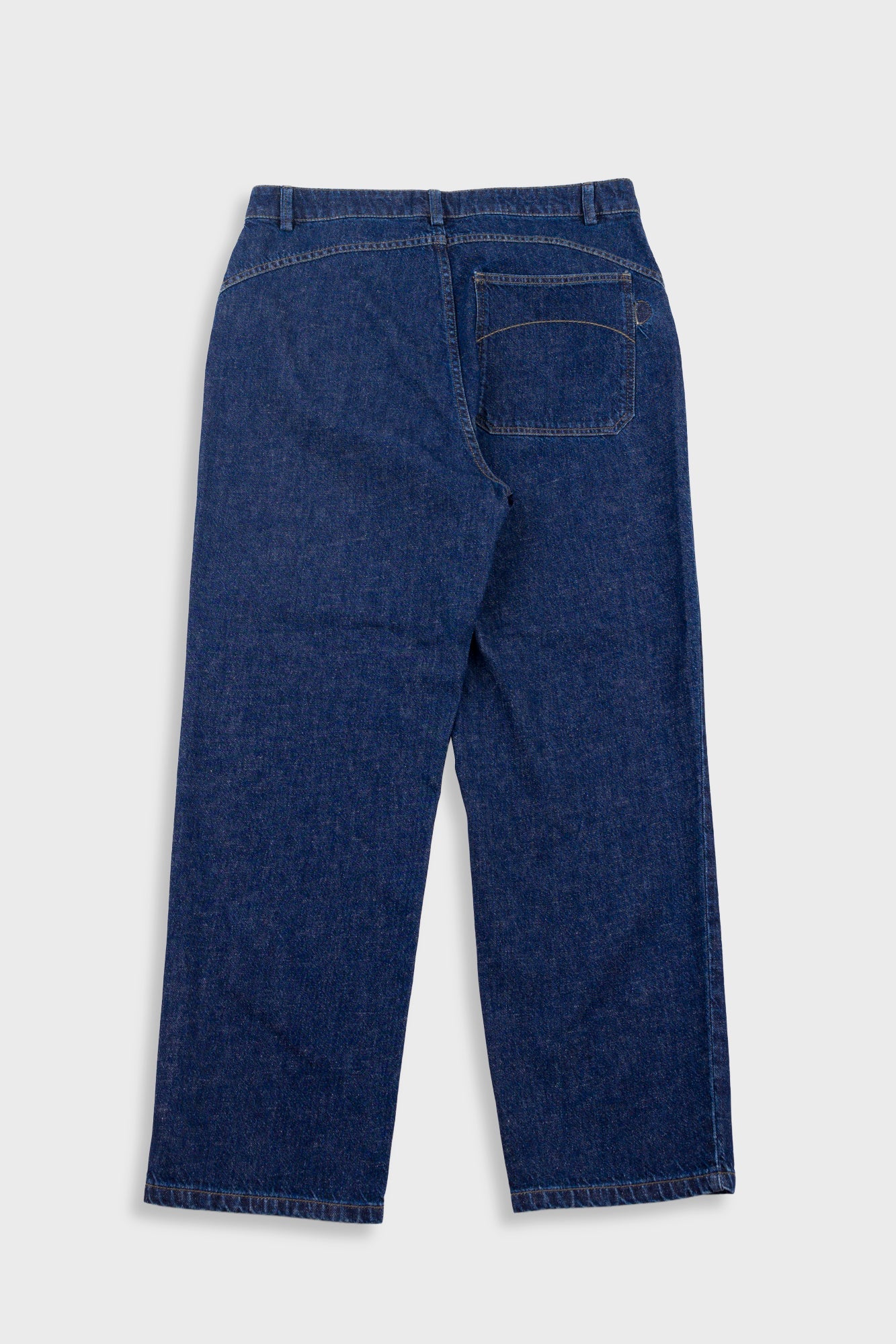 Barrel Leg Trouser - Slub Denim