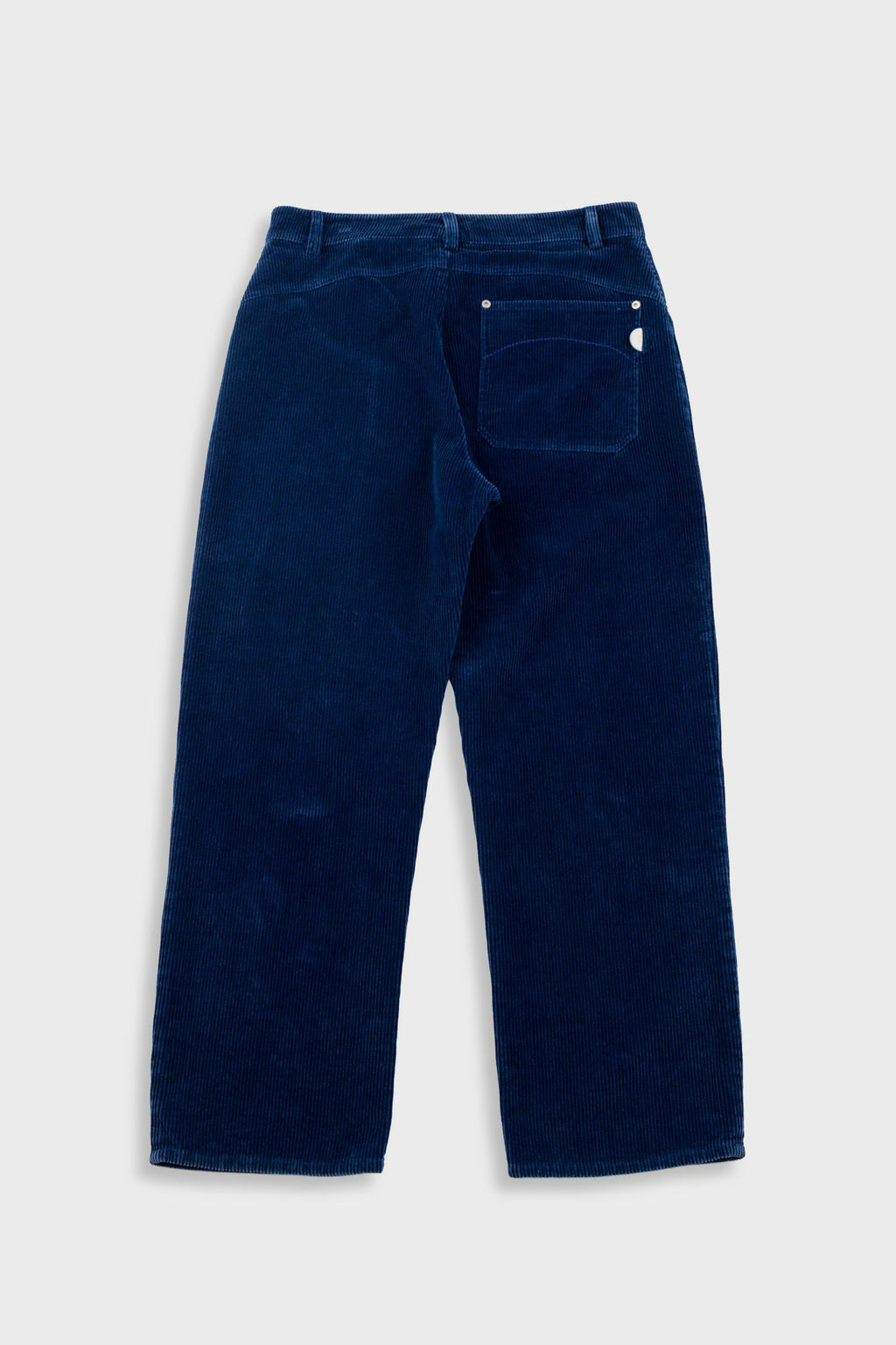 Barrel Leg Trouser - Washed Indigo Cord