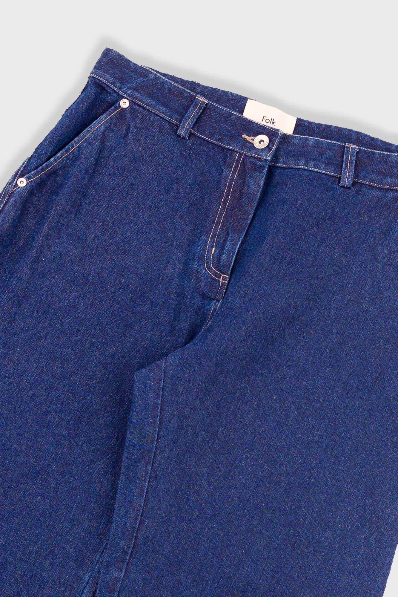 Barrel Trousers - Indigo Denim