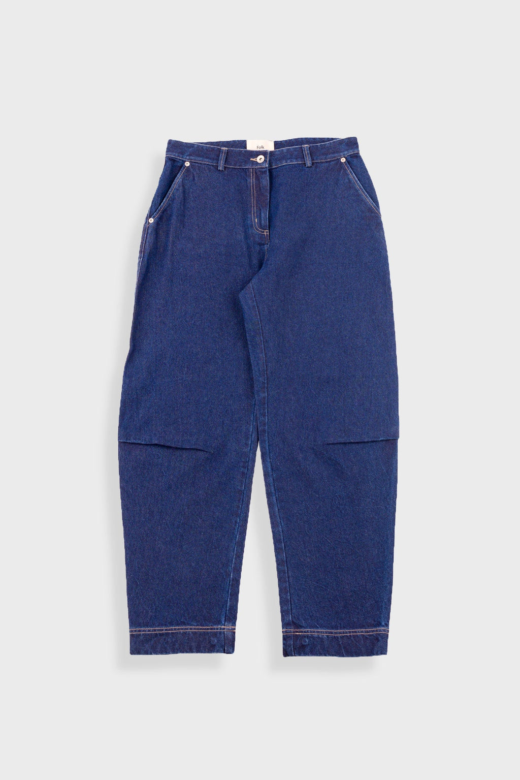 Barrel Trousers - Indigo Denim