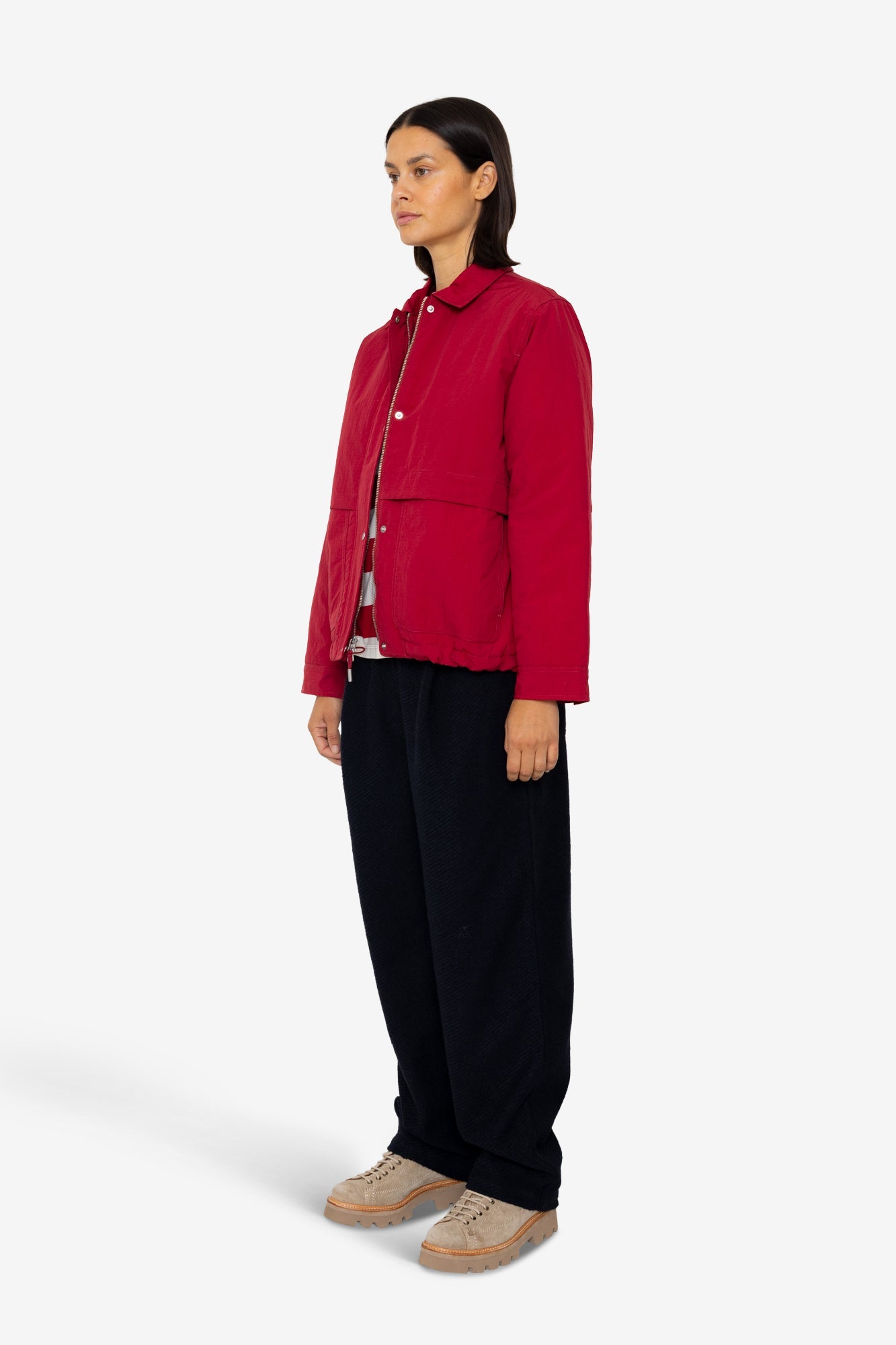 Blouson - Crimson Ripstop Nylon