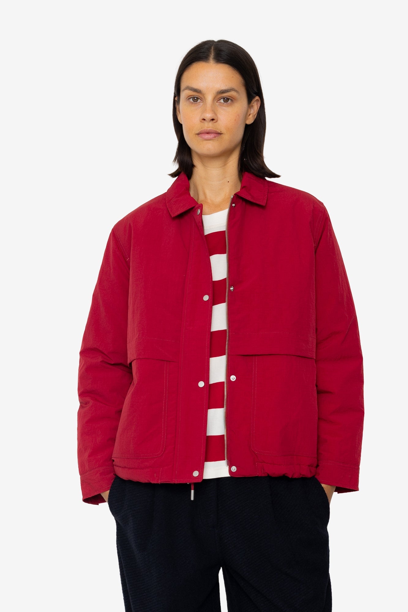 Blouson - Crimson Ripstop Nylon