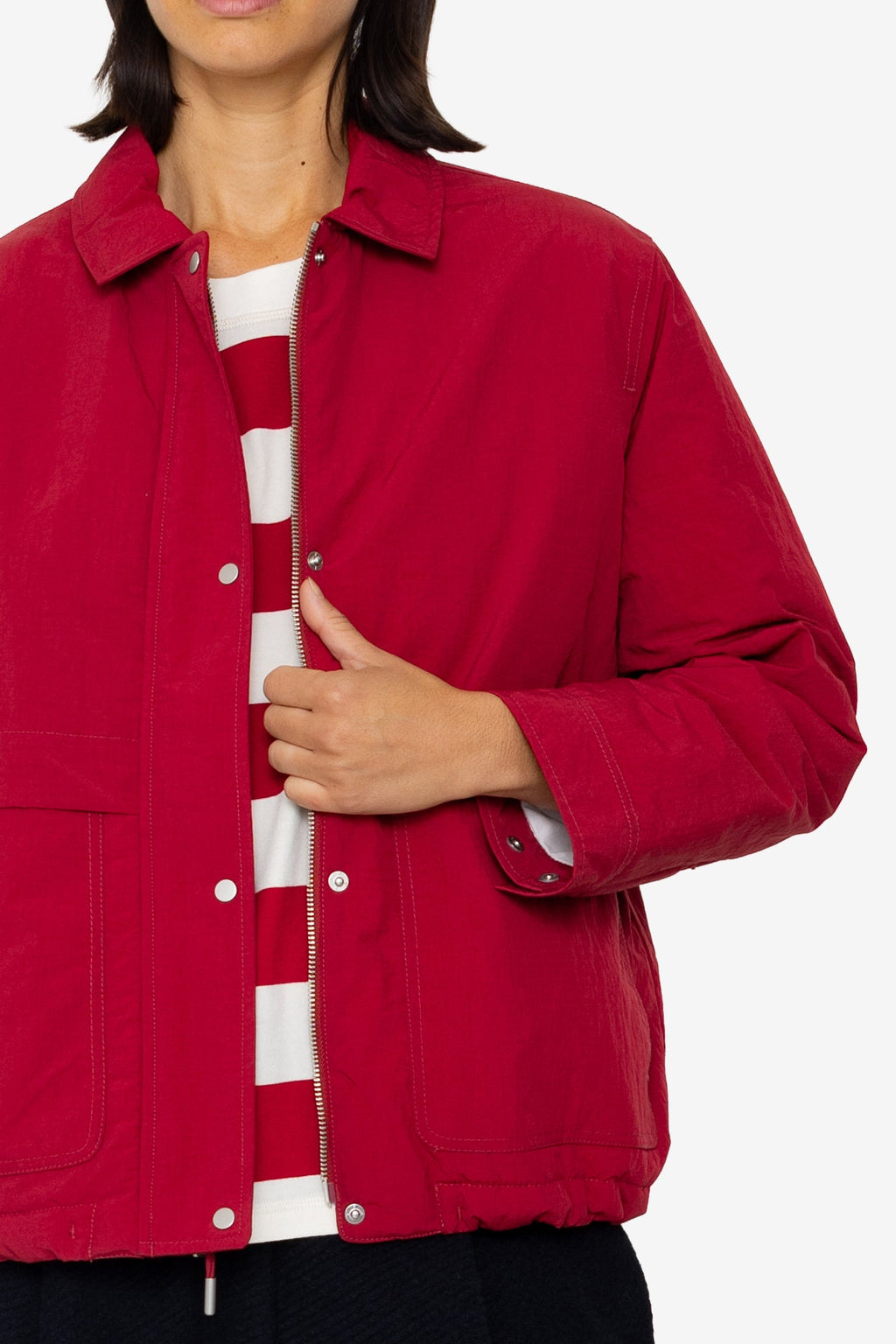Blouson - Crimson Ripstop Nylon