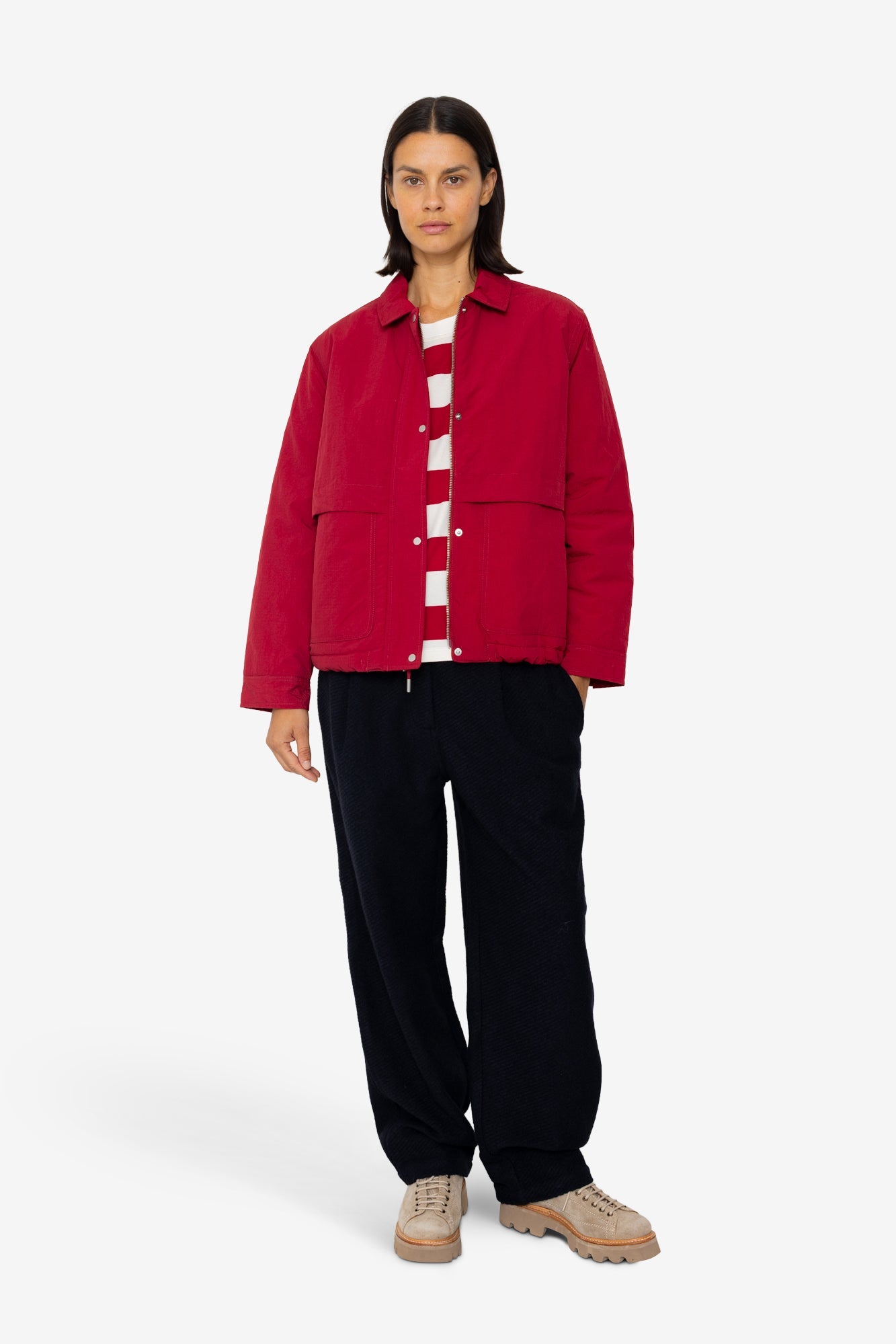 Blouson - Crimson Ripstop Nylon