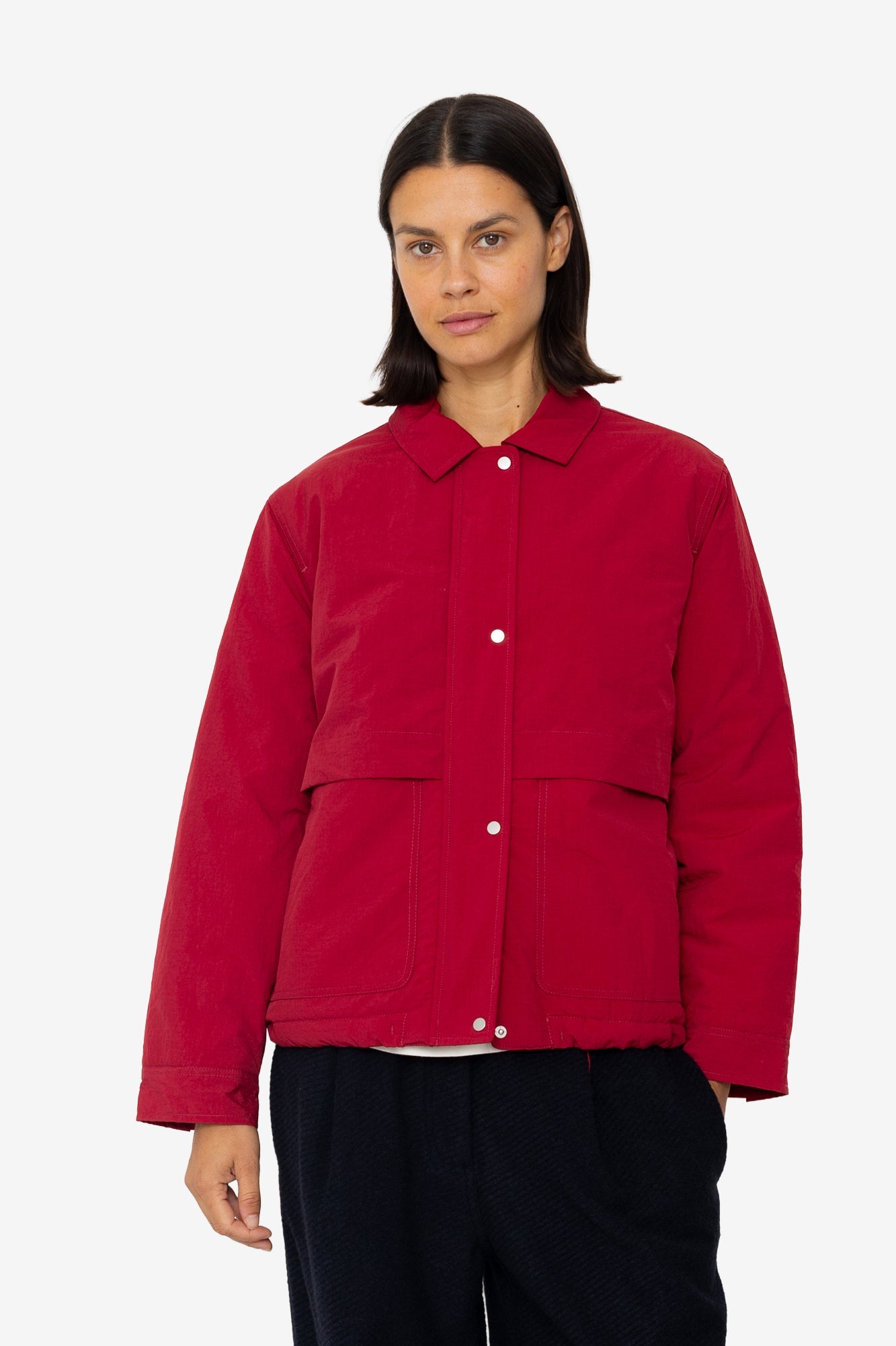 Blouson - Crimson Ripstop Nylon