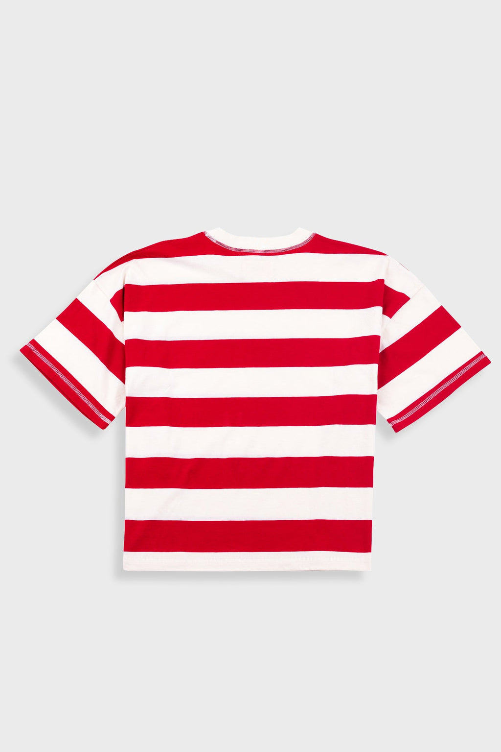 Boyfriend T-Shirt - Carnation Stripe