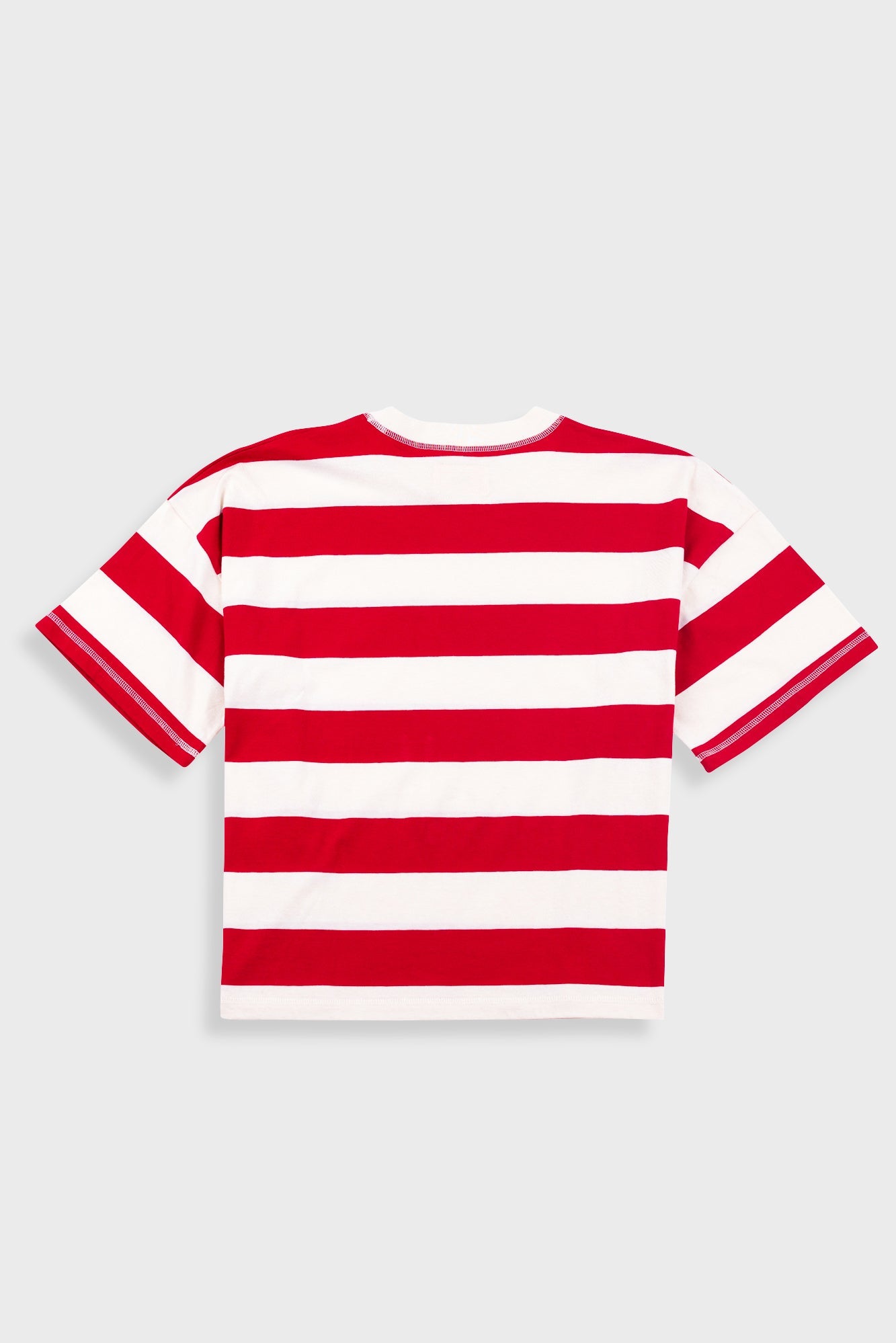 Boyfriend T-Shirt - Carnation Stripe