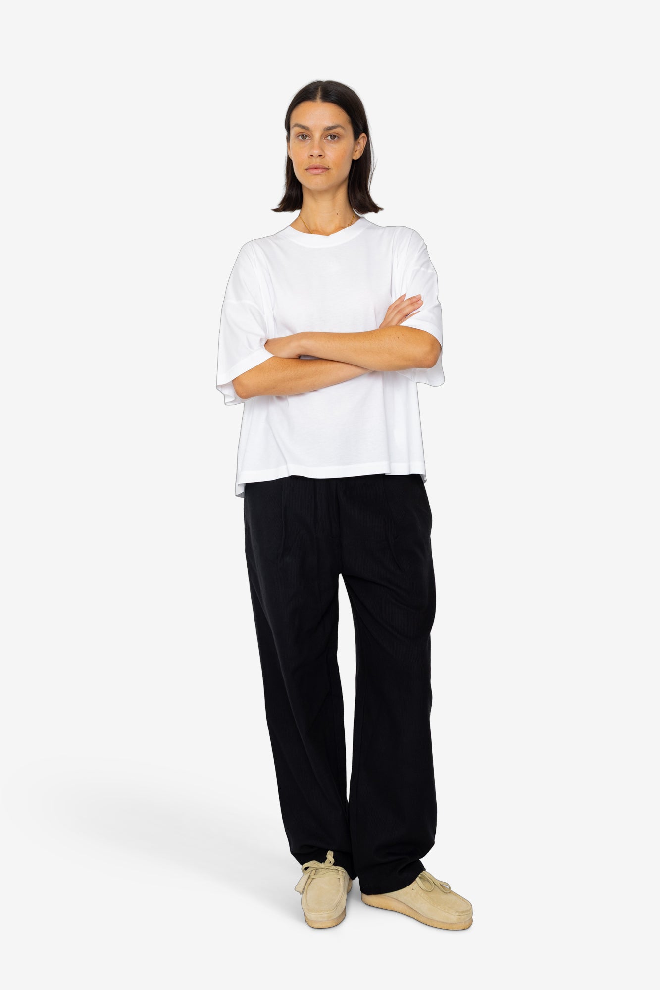 Boyfriend T-Shirt - Graphic White