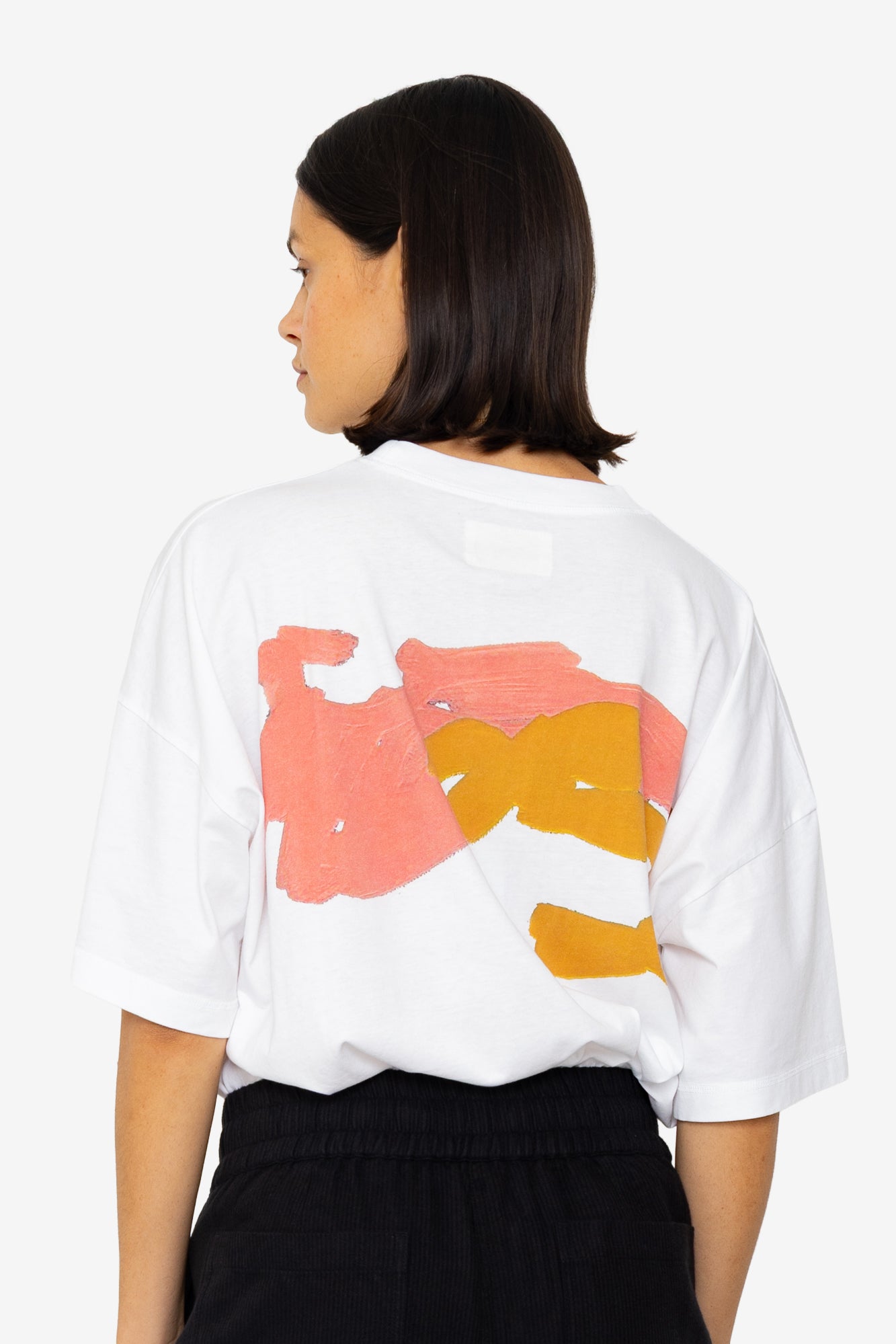 Boyfriend T-Shirt - Graphic White