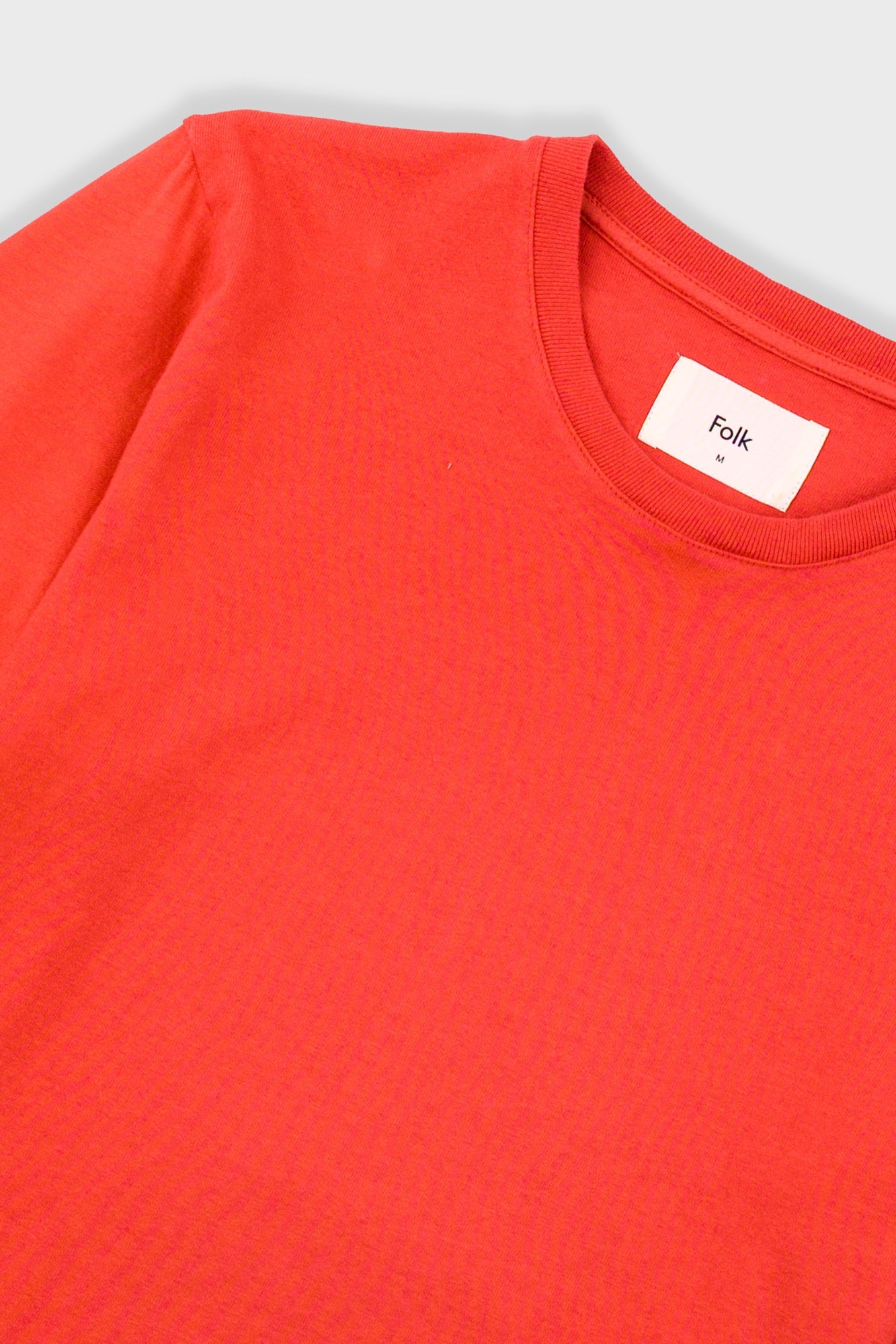 Contrast Sleeve T-Shirt - Crimson