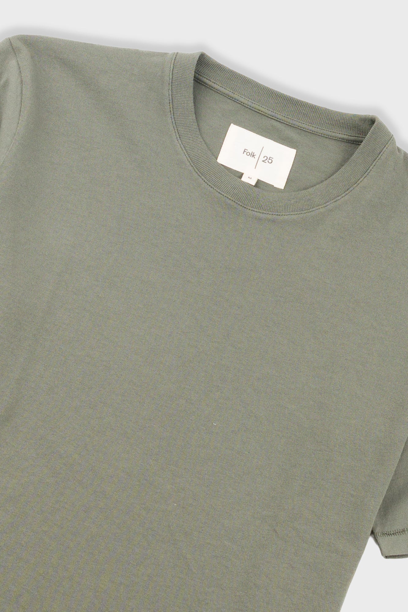 Contrast Sleeve T-Shirt - Olive