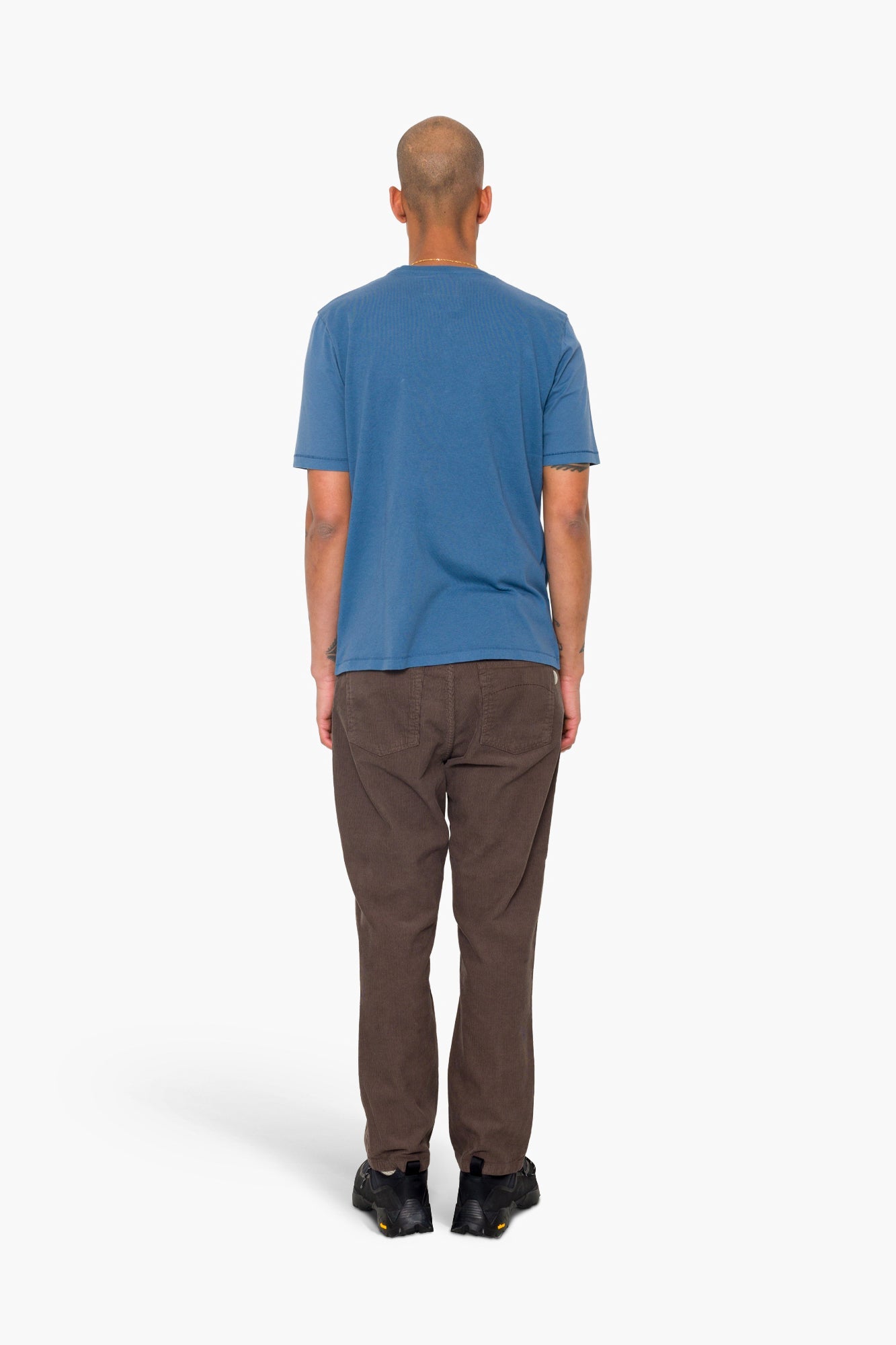 Contrast Sleeve T-Shirt - Soft Blue